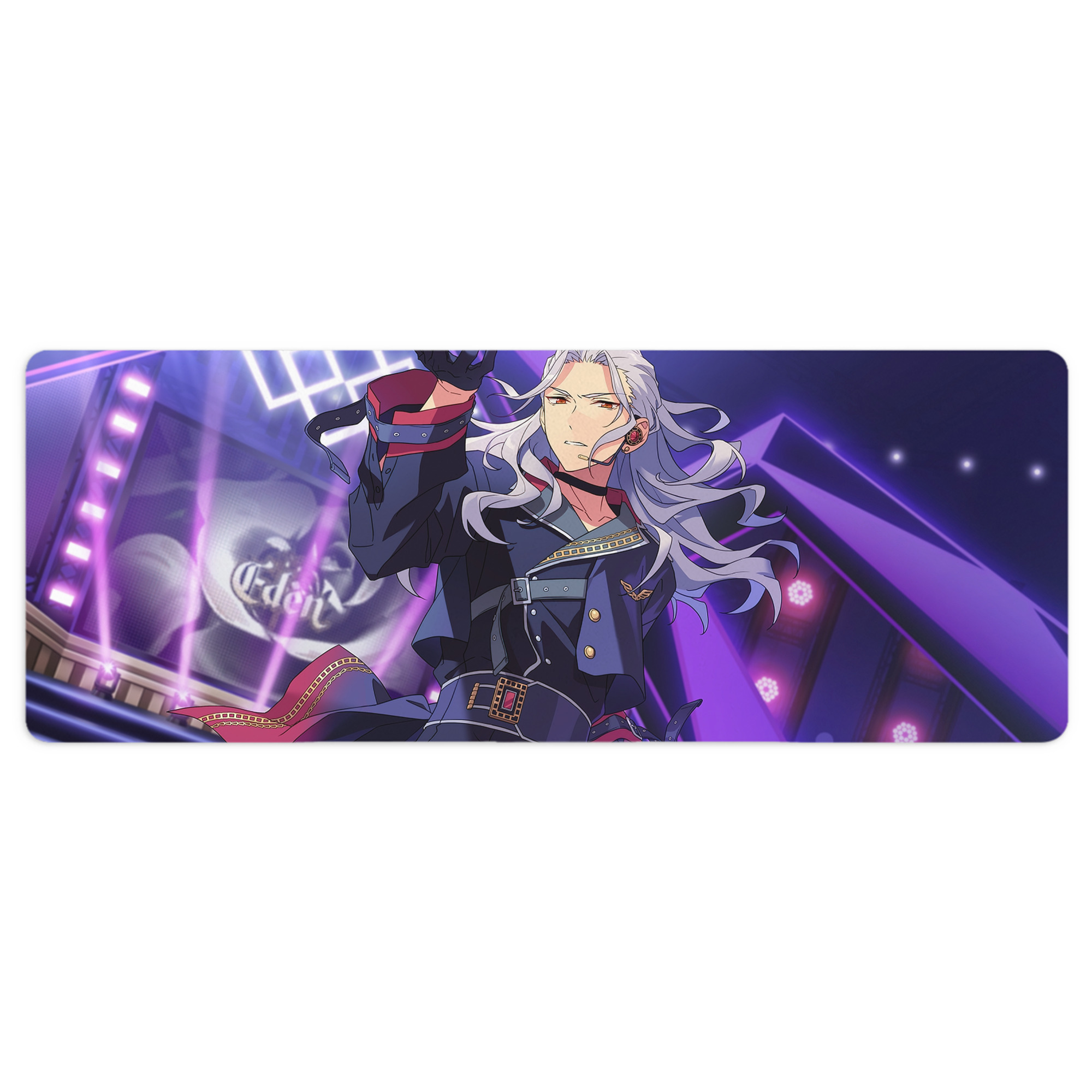 （画像用） あんさんぶるスターズ! Ensemble Stars ステッチ加工 大判デスクマット／滑り止めマウスパッド