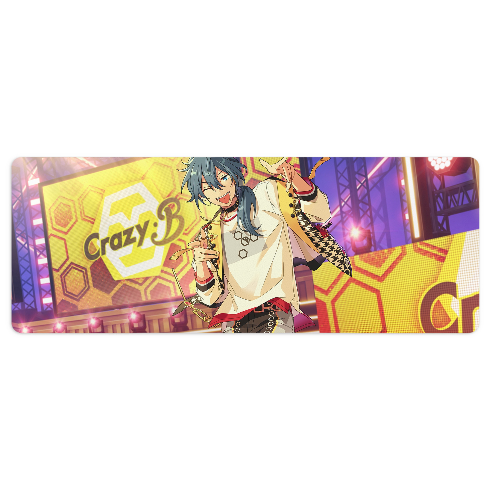 （画像用） あんさんぶるスターズ! Ensemble Stars ステッチ加工 大判デスクマット／滑り止めマウスパッド