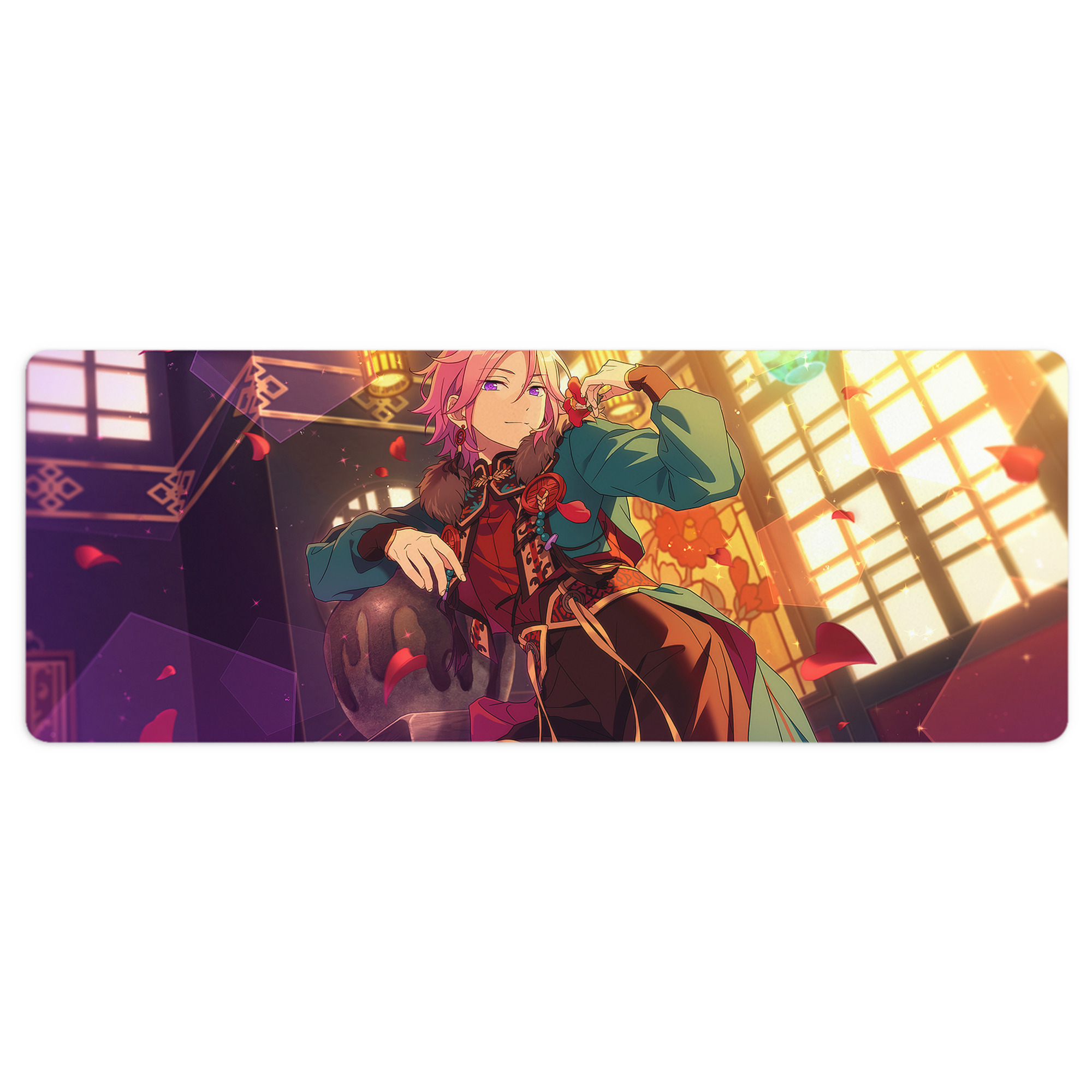 （画像用） あんさんぶるスターズ! Ensemble Stars ステッチ加工 大判デスクマット／滑り止めマウスパッド