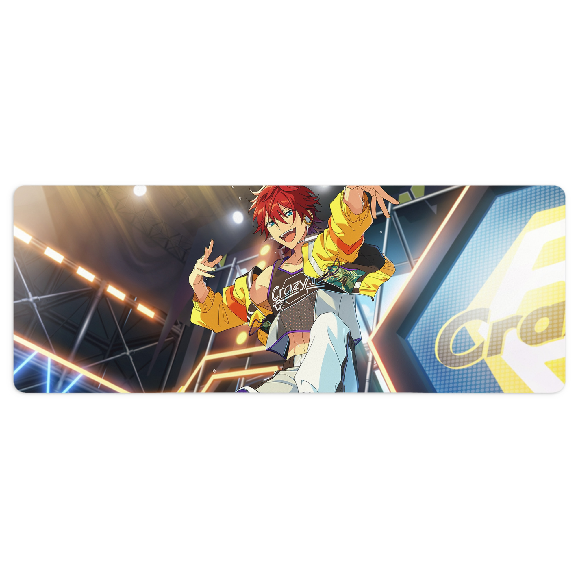 （画像用） あんさんぶるスターズ! Ensemble Stars ステッチ加工 大判デスクマット／滑り止めマウスパッド