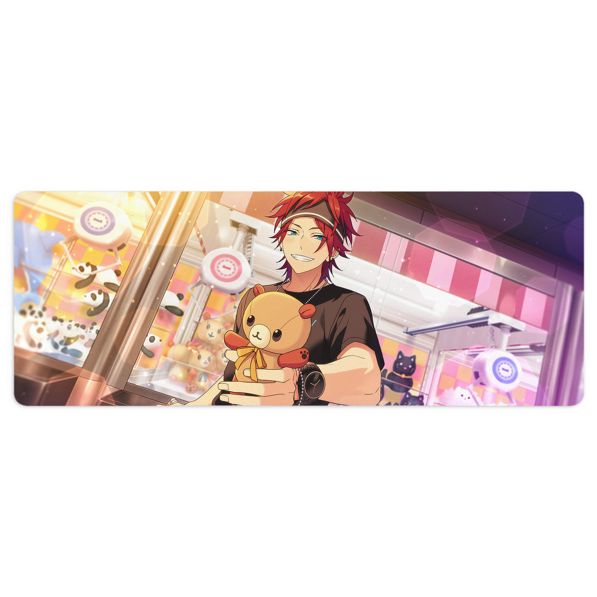 （画像用） あんさんぶるスターズ! Ensemble Stars ステッチ加工 大判デスクマット／滑り止めマウスパッド