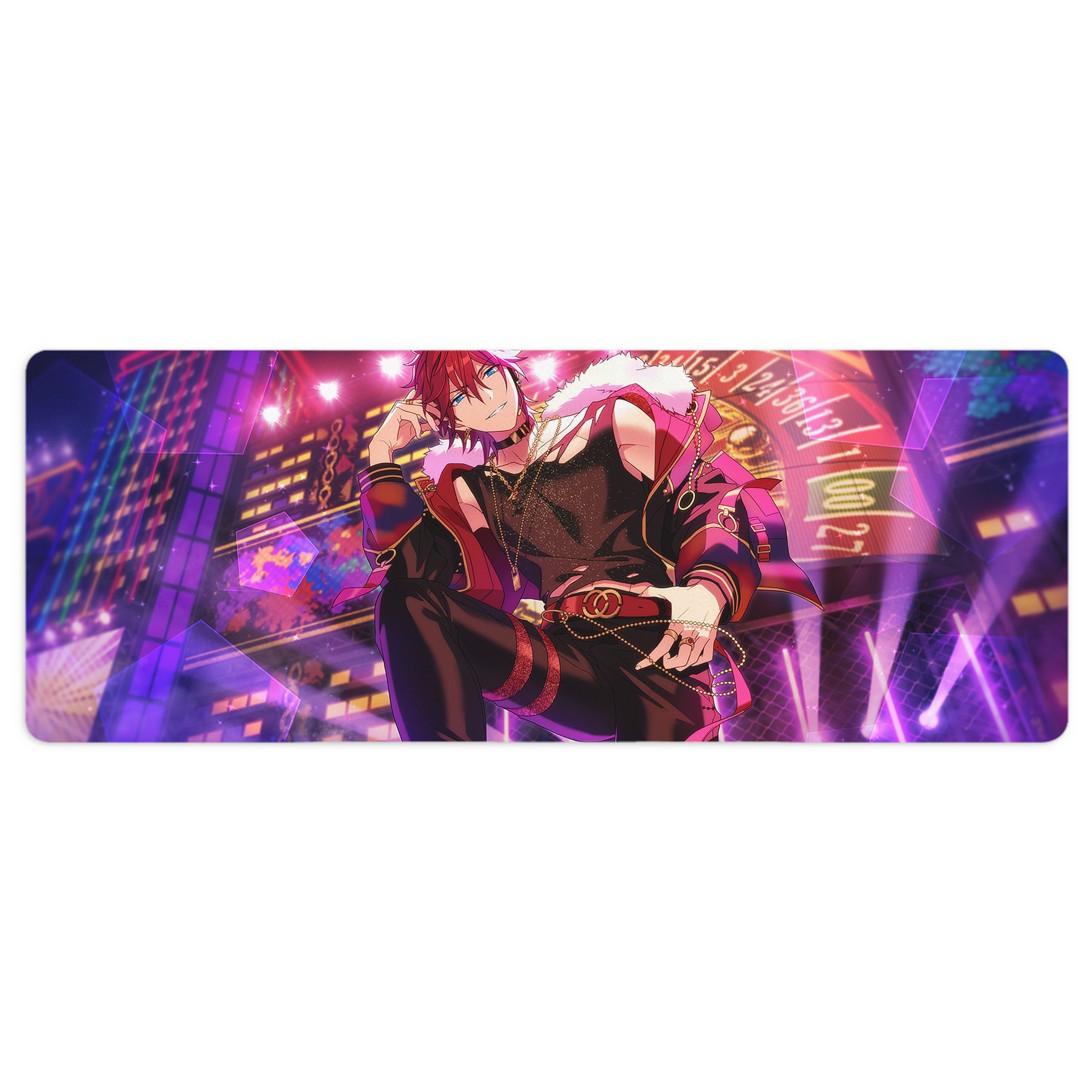 （画像用） あんさんぶるスターズ! Ensemble Stars ステッチ加工 大判デスクマット／滑り止めマウスパッド