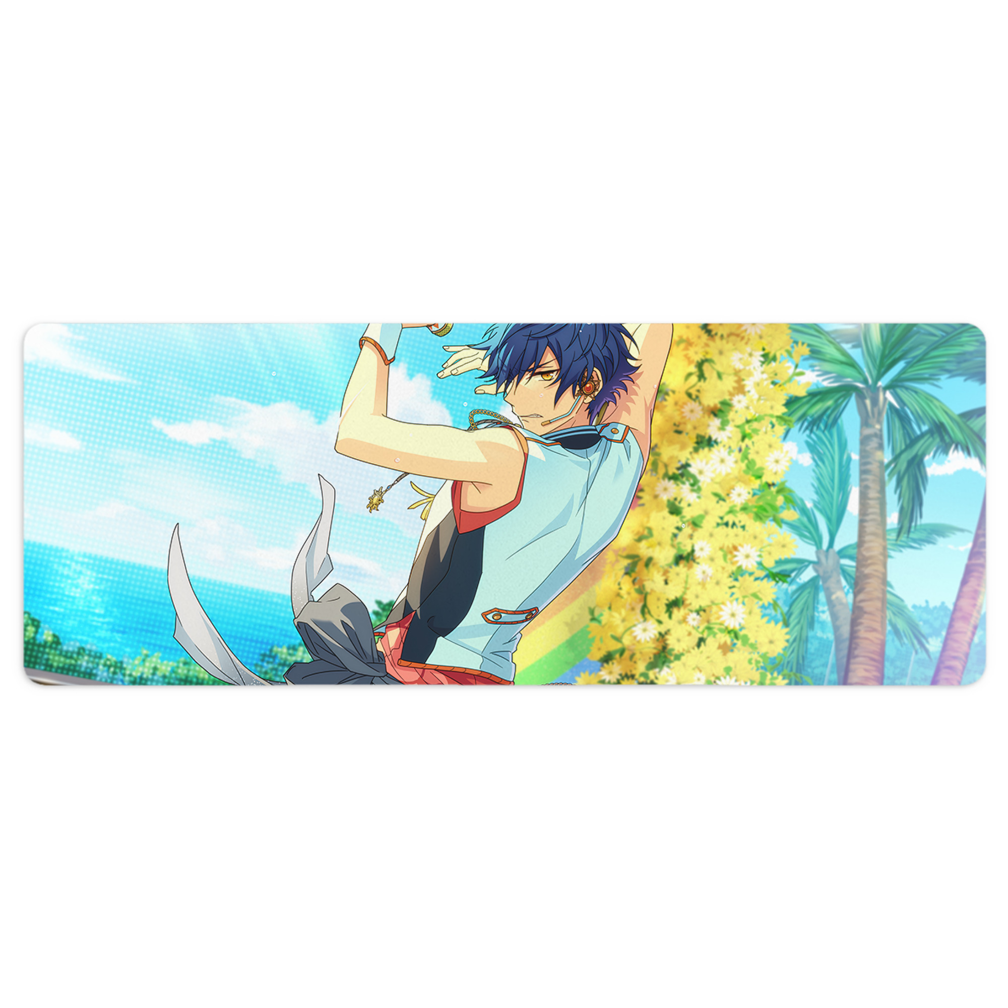 （画像用） あんさんぶるスターズ! Ensemble Stars ステッチ加工 大判デスクマット／滑り止めマウスパッド