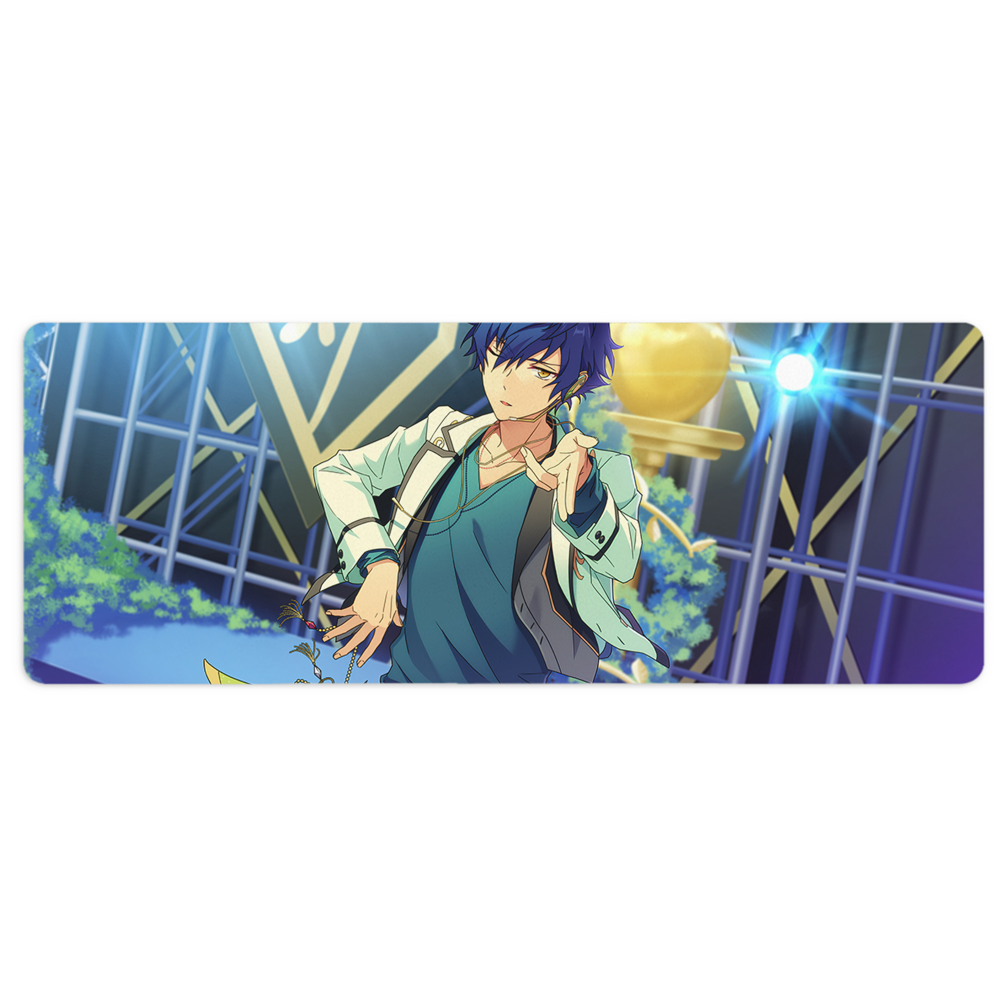 （画像用） あんさんぶるスターズ! Ensemble Stars ステッチ加工 大判デスクマット／滑り止めマウスパッド