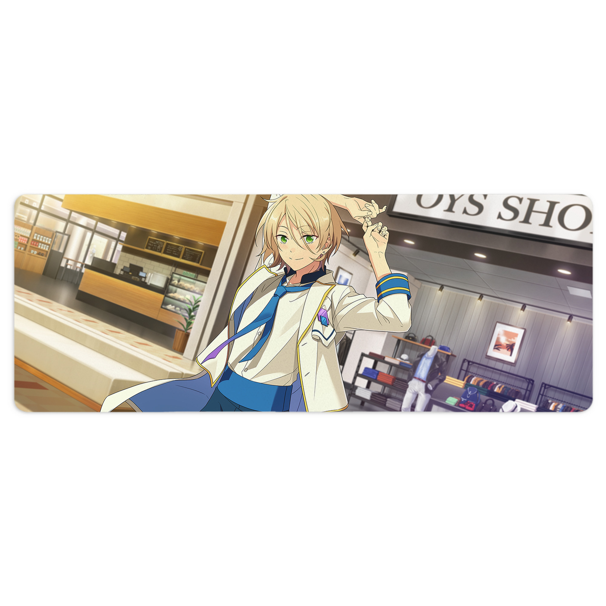 （画像用） あんさんぶるスターズ! Ensemble Stars ステッチ加工 大判デスクマット／滑り止めマウスパッド