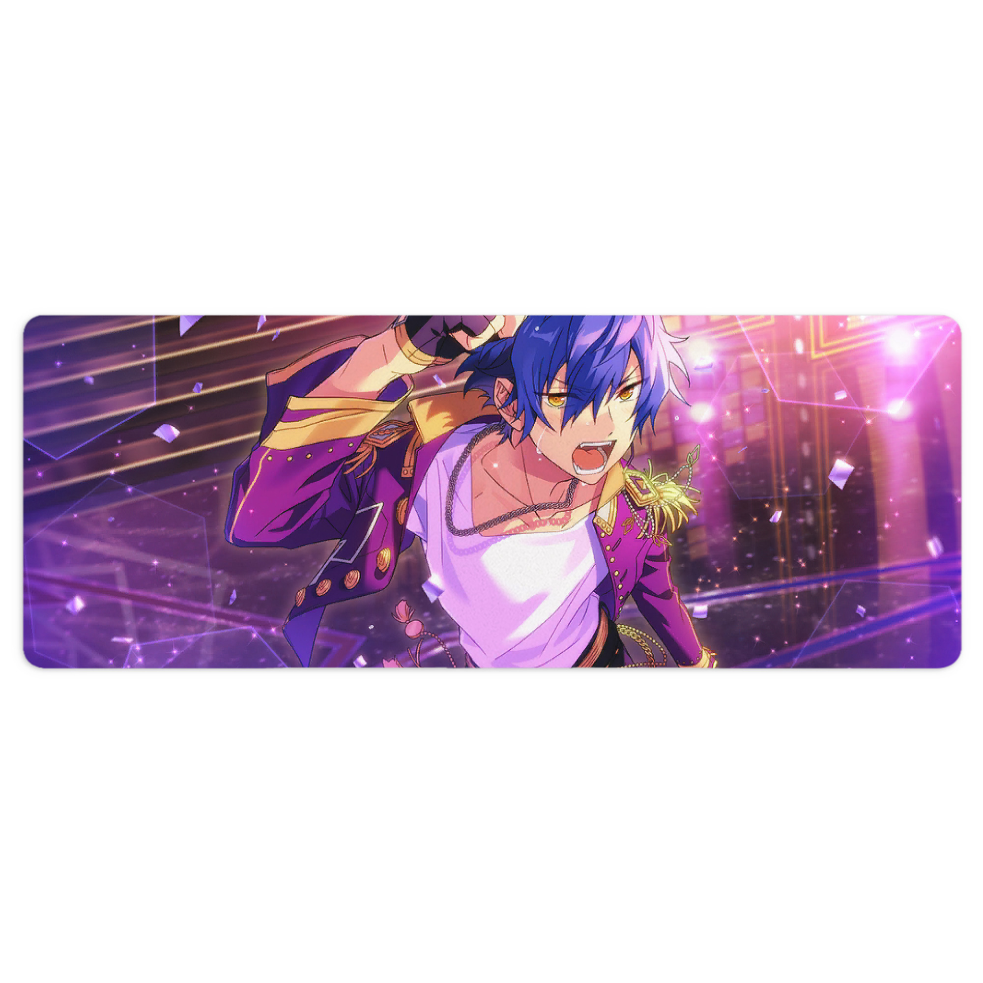 （画像用） あんさんぶるスターズ! Ensemble Stars ステッチ加工 大判デスクマット／滑り止めマウスパッド