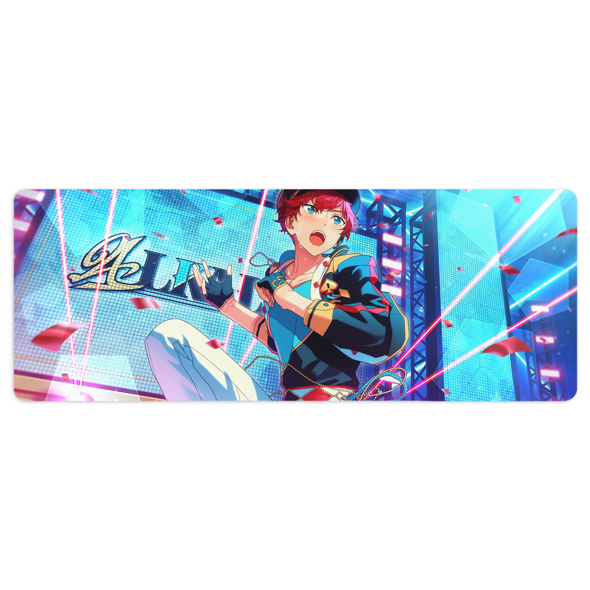 （画像用） あんさんぶるスターズ! Ensemble Stars ステッチ加工 大判デスクマット／滑り止めマウスパッド