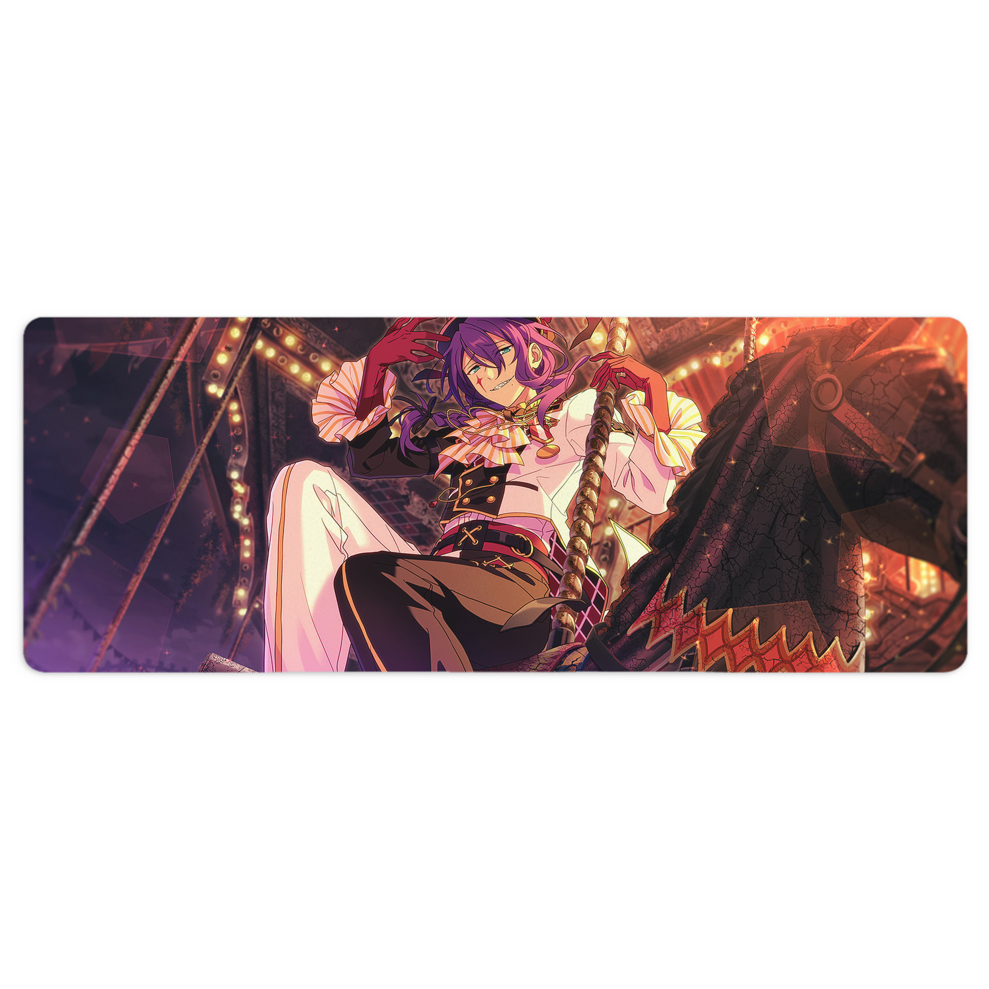 （画像用） あんさんぶるスターズ! Ensemble Stars ステッチ加工 大判デスクマット／滑り止めマウスパッド