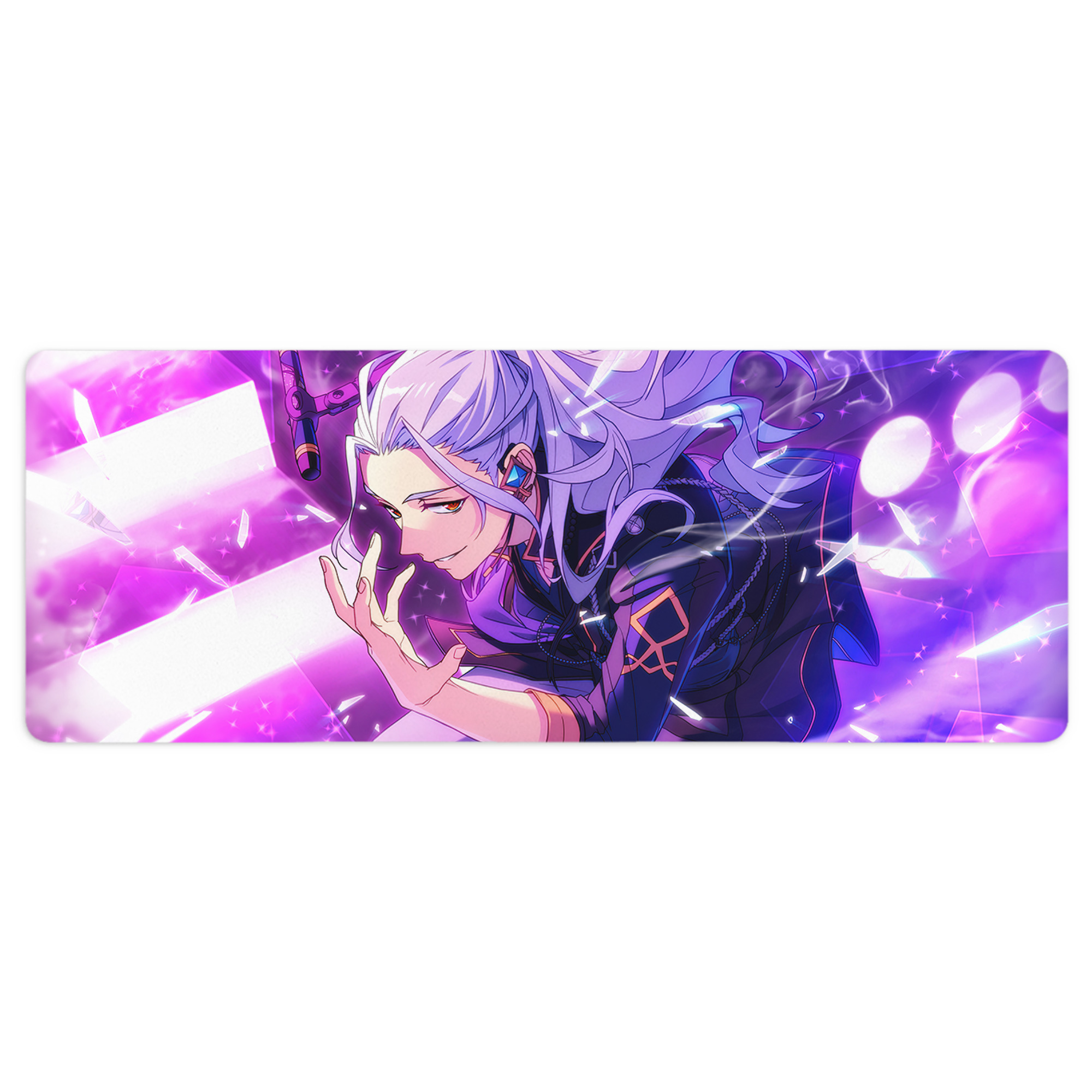 （画像用） あんさんぶるスターズ! Ensemble Stars ステッチ加工 大判デスクマット／滑り止めマウスパッド