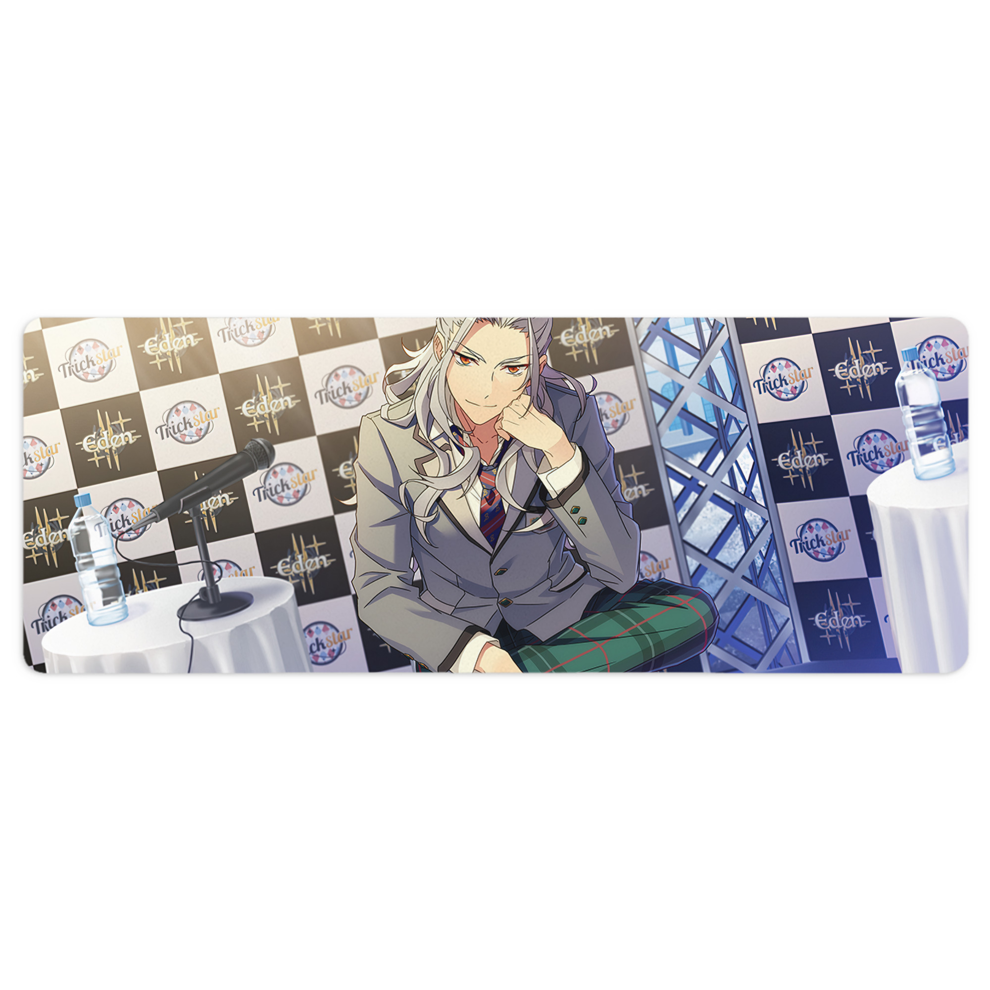 （画像用） あんさんぶるスターズ! Ensemble Stars ステッチ加工 大判デスクマット／滑り止めマウスパッド