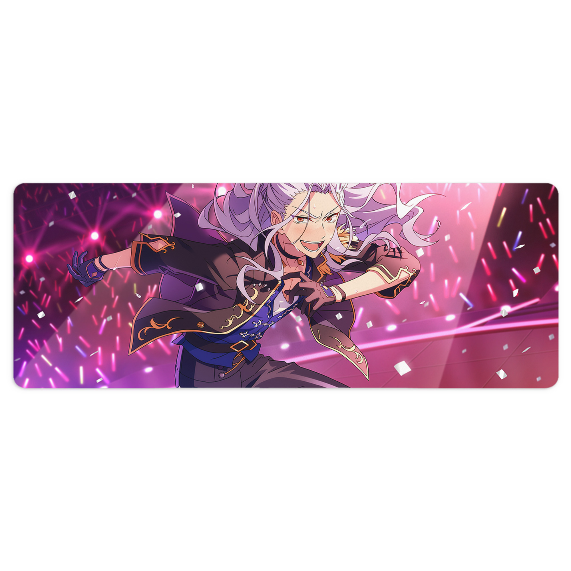 （画像用） あんさんぶるスターズ! Ensemble Stars ステッチ加工 大判デスクマット／滑り止めマウスパッド
