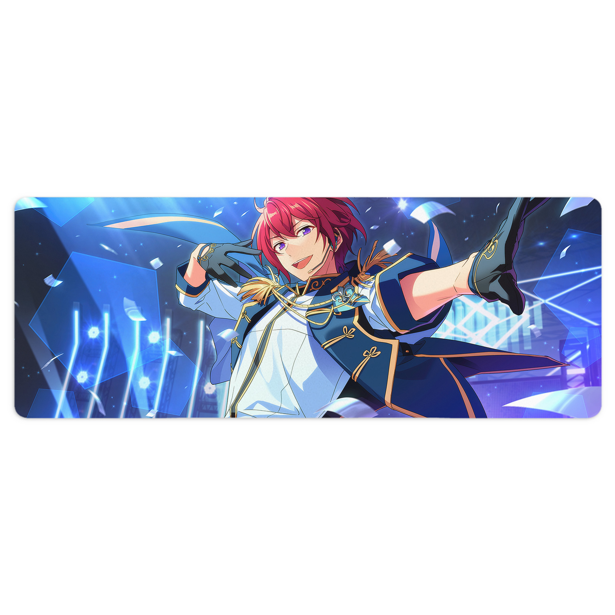 （画像用） あんさんぶるスターズ! Ensemble Stars ステッチ加工 大判デスクマット／滑り止めマウスパッド