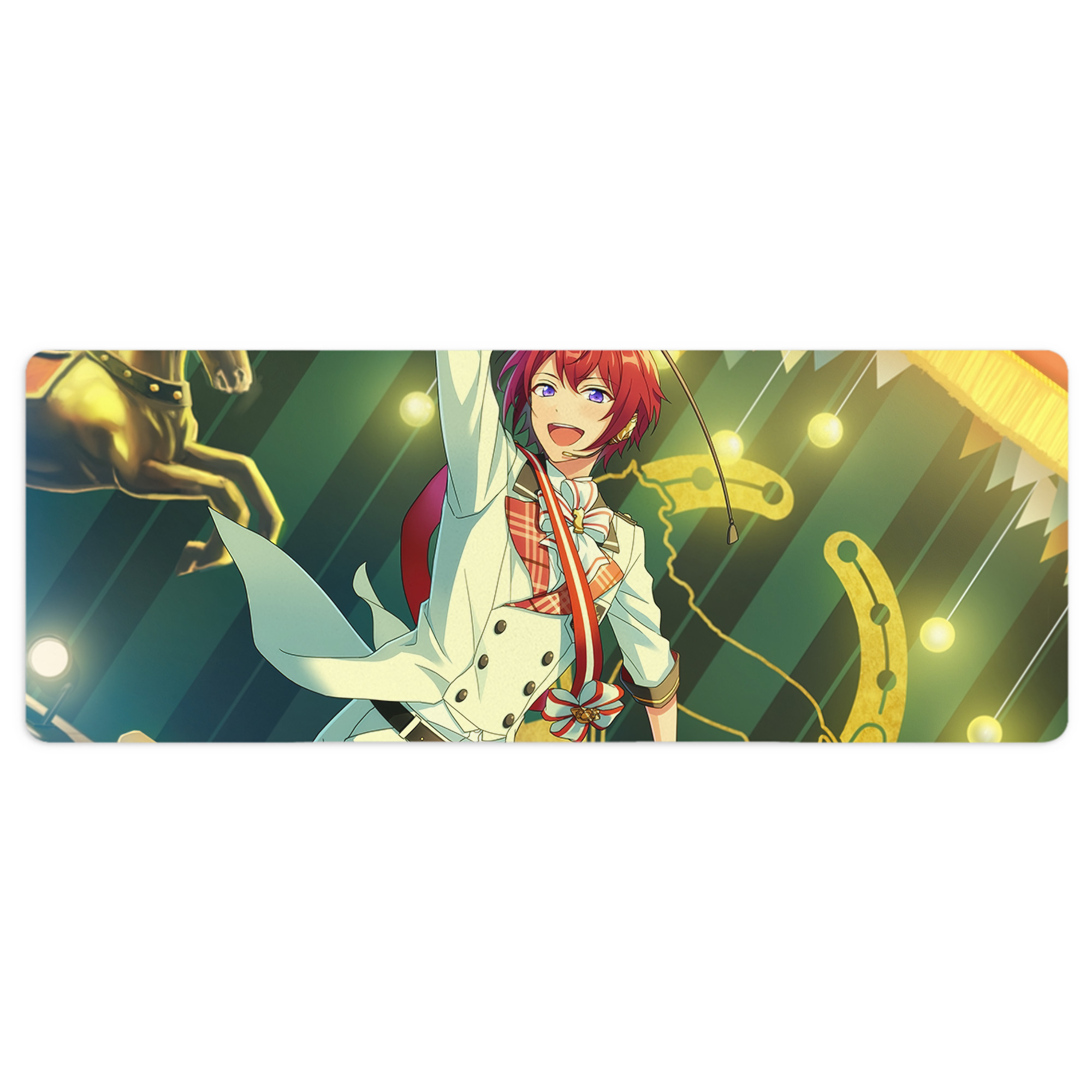 （画像用） あんさんぶるスターズ! Ensemble Stars ステッチ加工 大判デスクマット／滑り止めマウスパッド