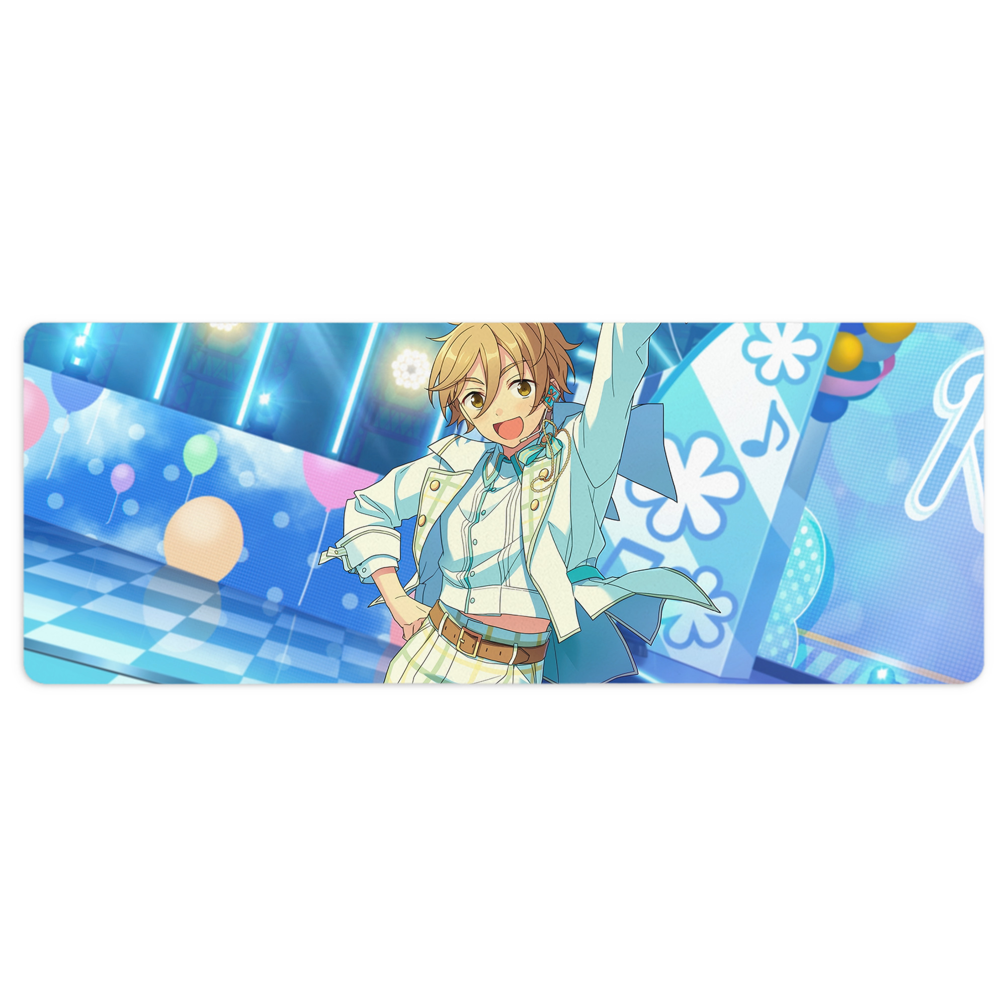 （画像用） あんさんぶるスターズ! Ensemble Stars ステッチ加工 大判デスクマット／滑り止めマウスパッド