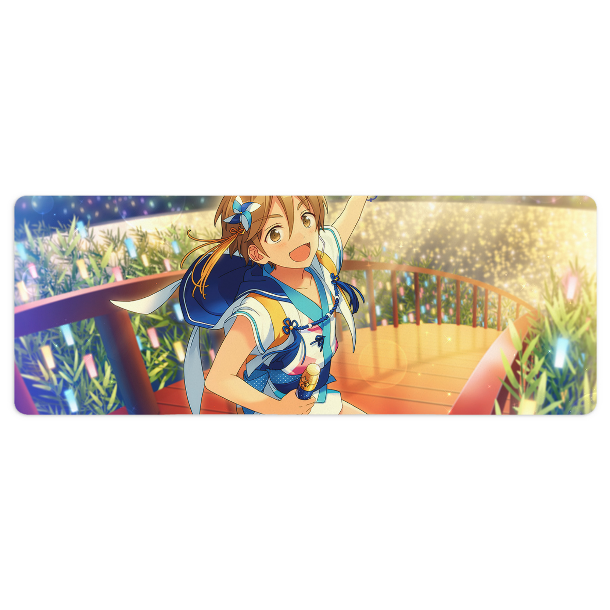 （画像用） あんさんぶるスターズ! Ensemble Stars ステッチ加工 大判デスクマット／滑り止めマウスパッド