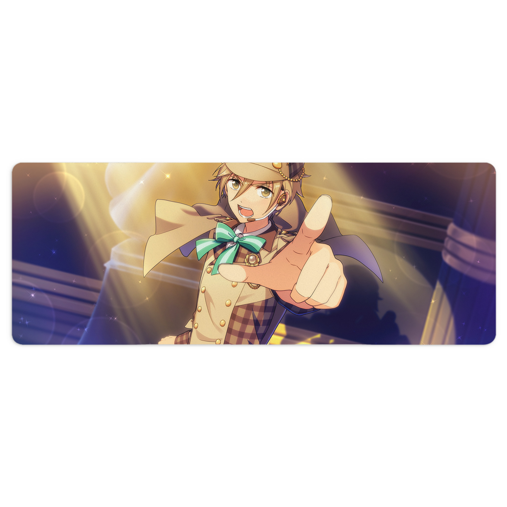 （画像用） あんさんぶるスターズ! Ensemble Stars ステッチ加工 大判デスクマット／滑り止めマウスパッド