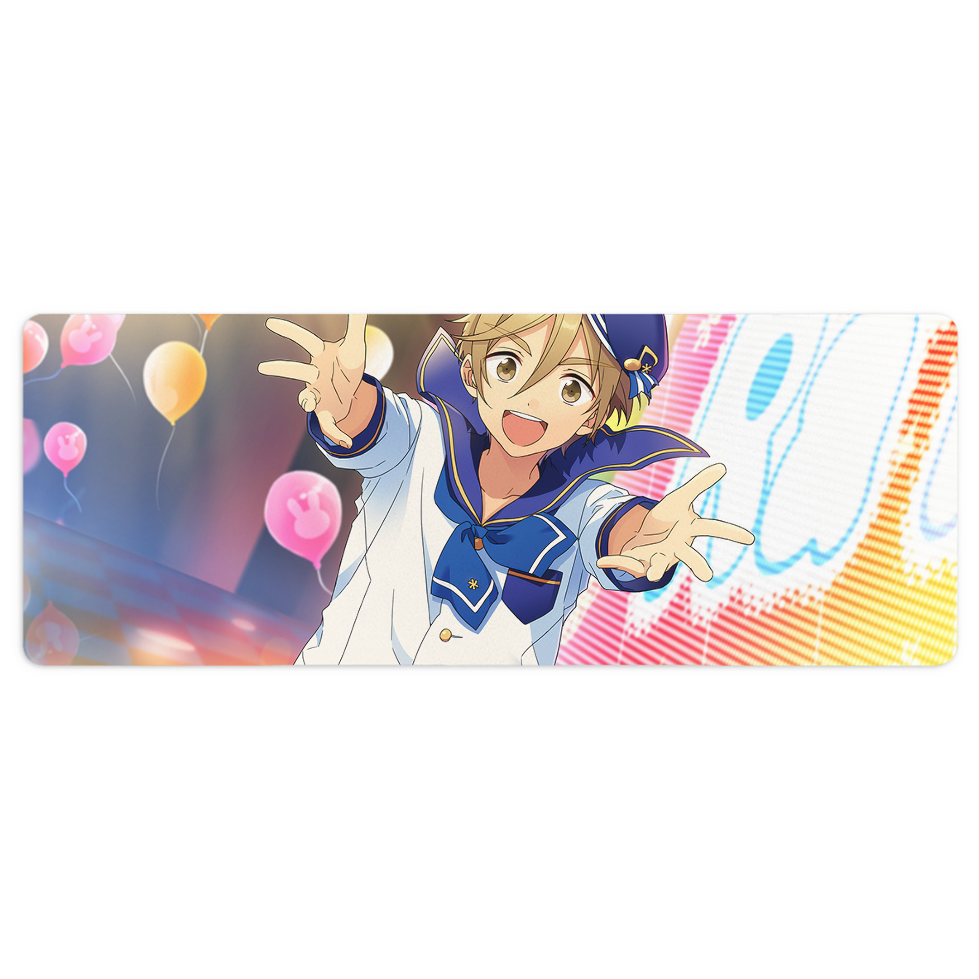 （画像用） あんさんぶるスターズ! Ensemble Stars ステッチ加工 大判デスクマット／滑り止めマウスパッド