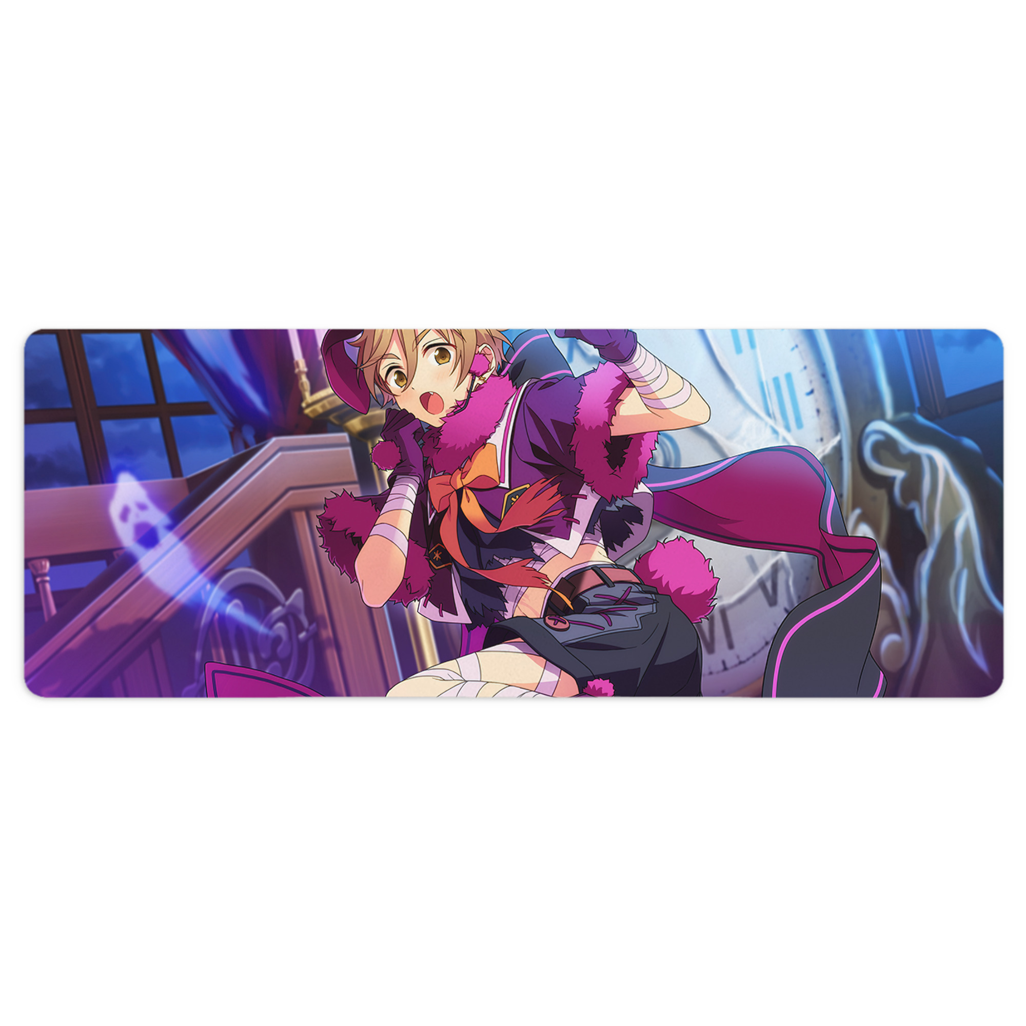 （画像用） あんさんぶるスターズ! Ensemble Stars ステッチ加工 大判デスクマット／滑り止めマウスパッド