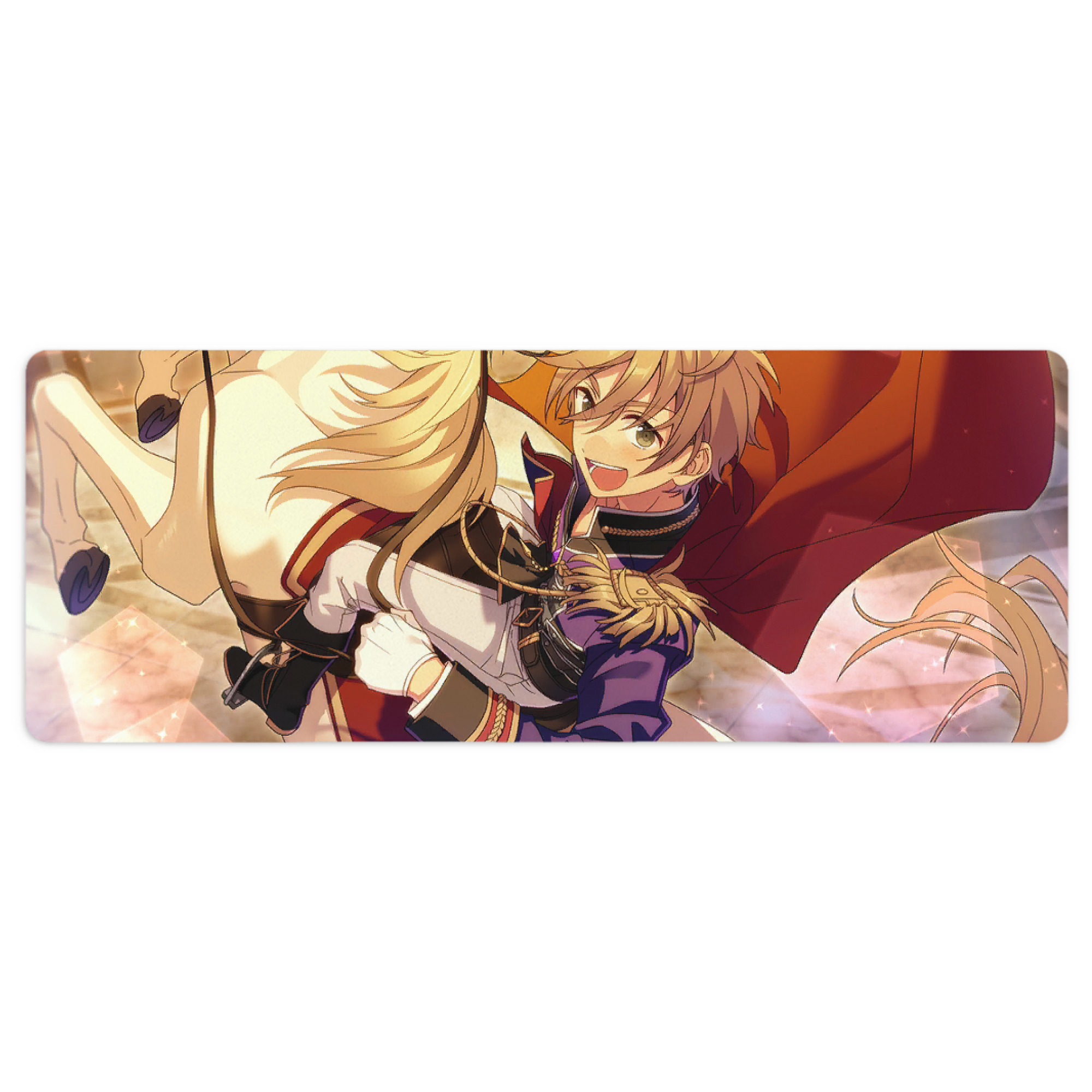 （画像用） あんさんぶるスターズ! Ensemble Stars ステッチ加工 大判デスクマット／滑り止めマウスパッド