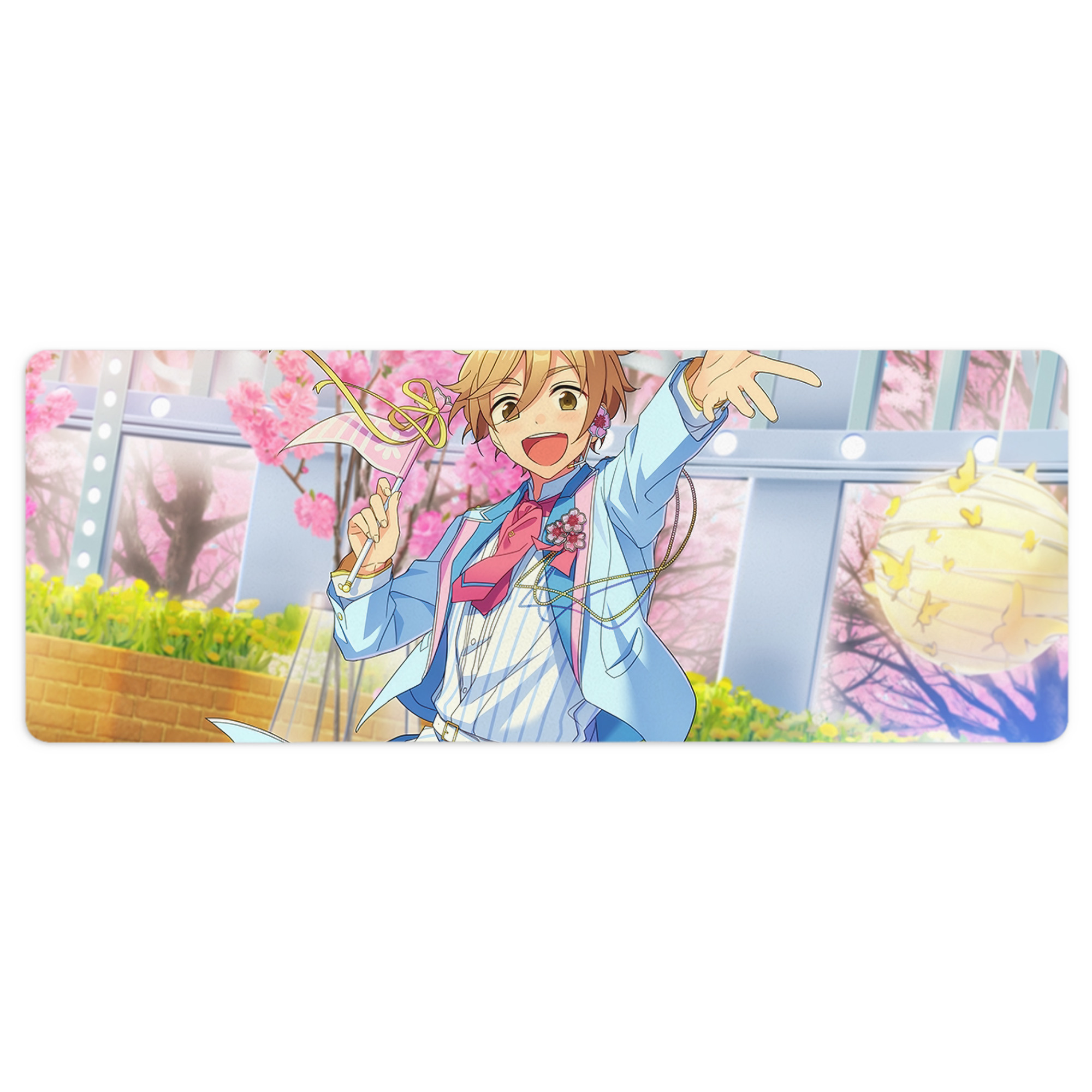 （画像用） あんさんぶるスターズ! Ensemble Stars ステッチ加工 大判デスクマット／滑り止めマウスパッド