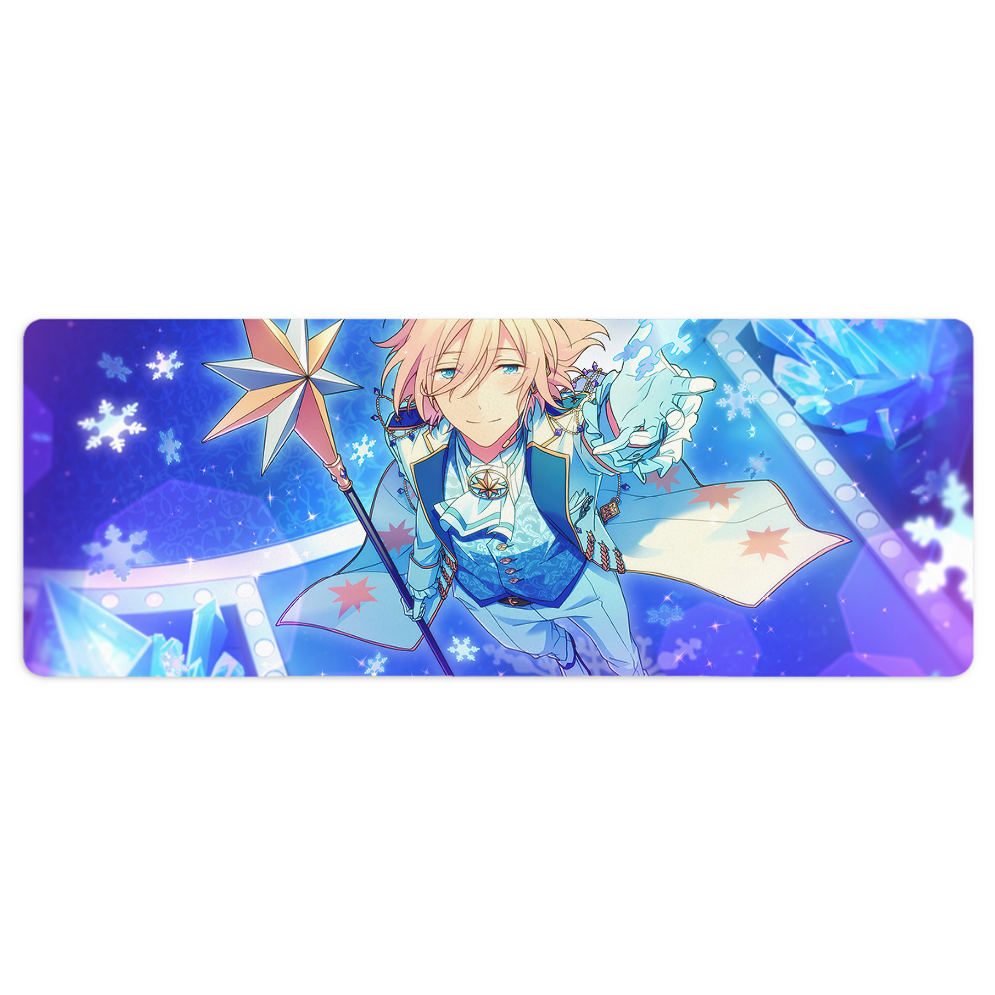 （画像用） あんさんぶるスターズ! Ensemble Stars ステッチ加工 大判デスクマット／滑り止めマウスパッド