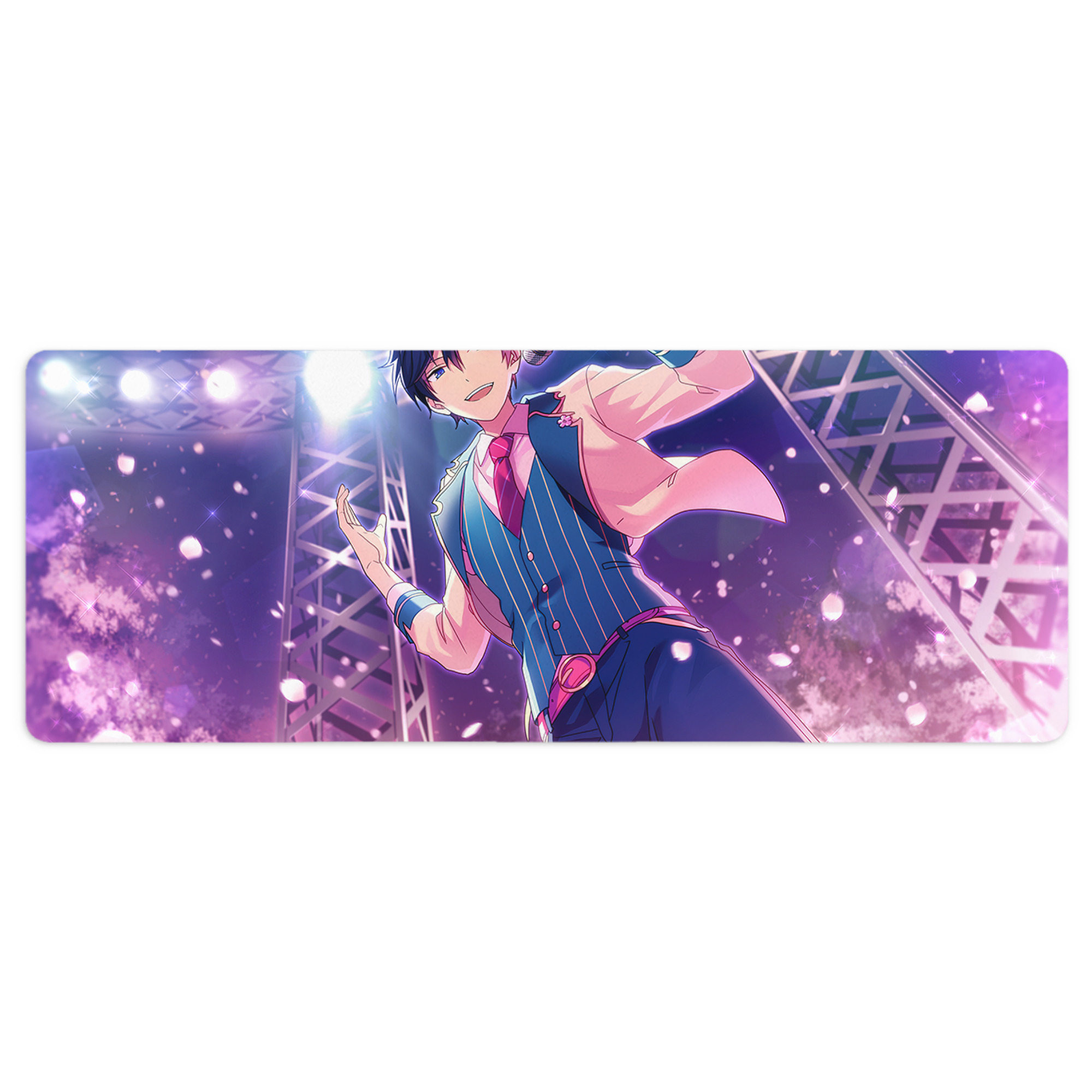 （画像用） あんさんぶるスターズ! Ensemble Stars ステッチ加工 大判デスクマット／滑り止めマウスパッド