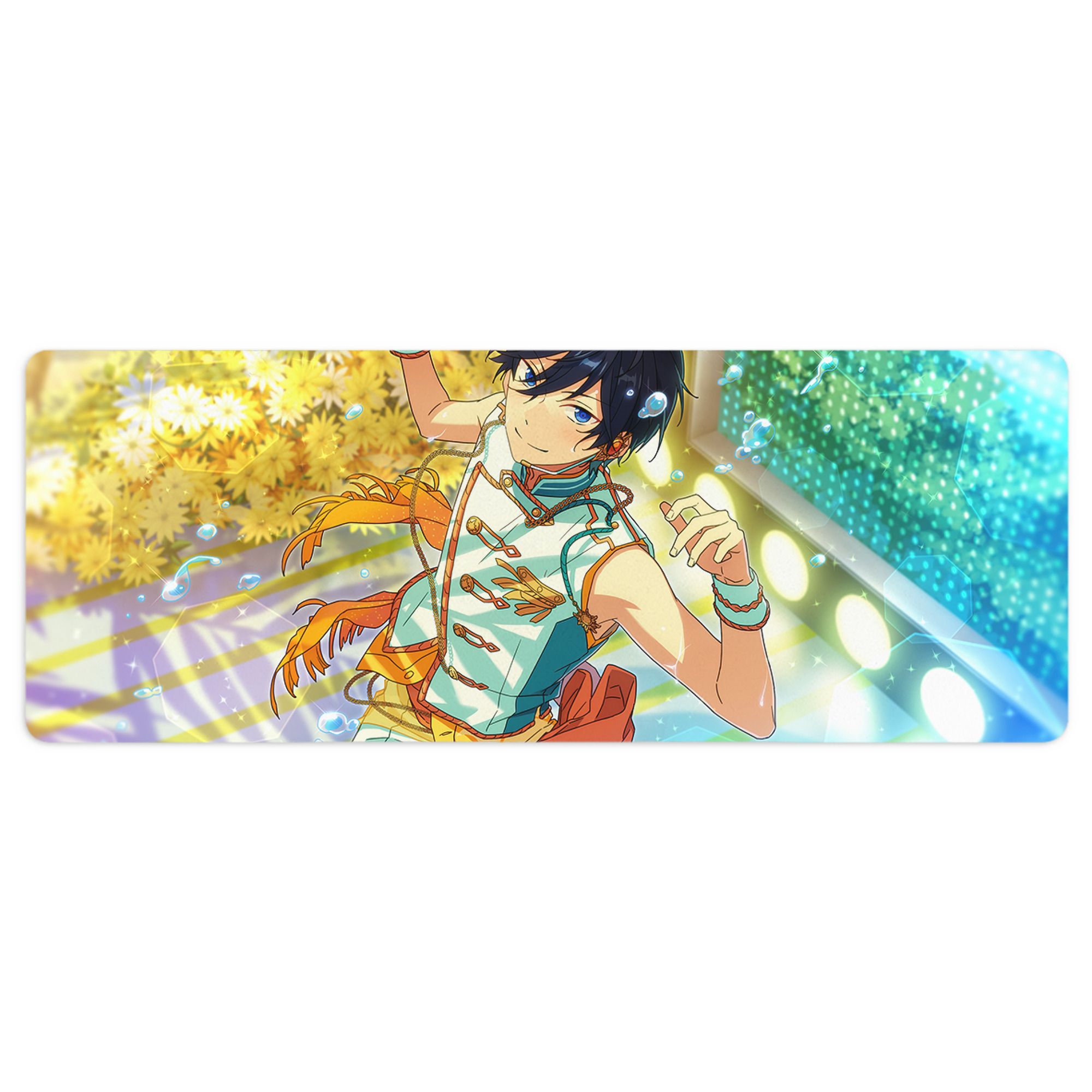 （画像用） あんさんぶるスターズ! Ensemble Stars ステッチ加工 大判デスクマット／滑り止めマウスパッド