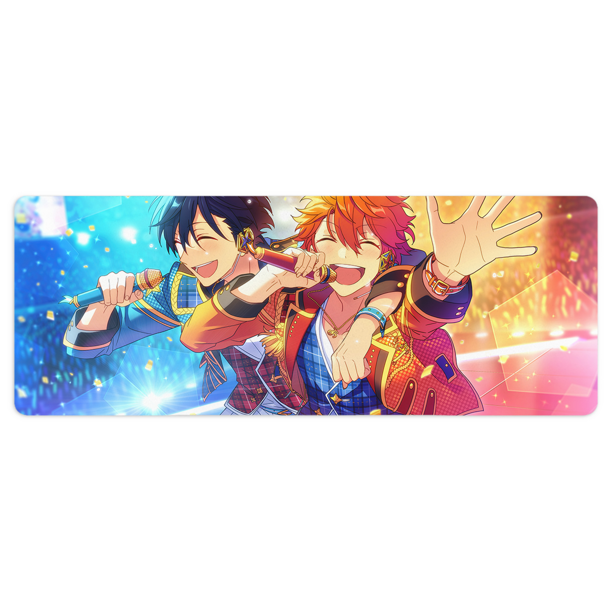（画像用） あんさんぶるスターズ! Ensemble Stars ステッチ加工 大判デスクマット／滑り止めマウスパッド