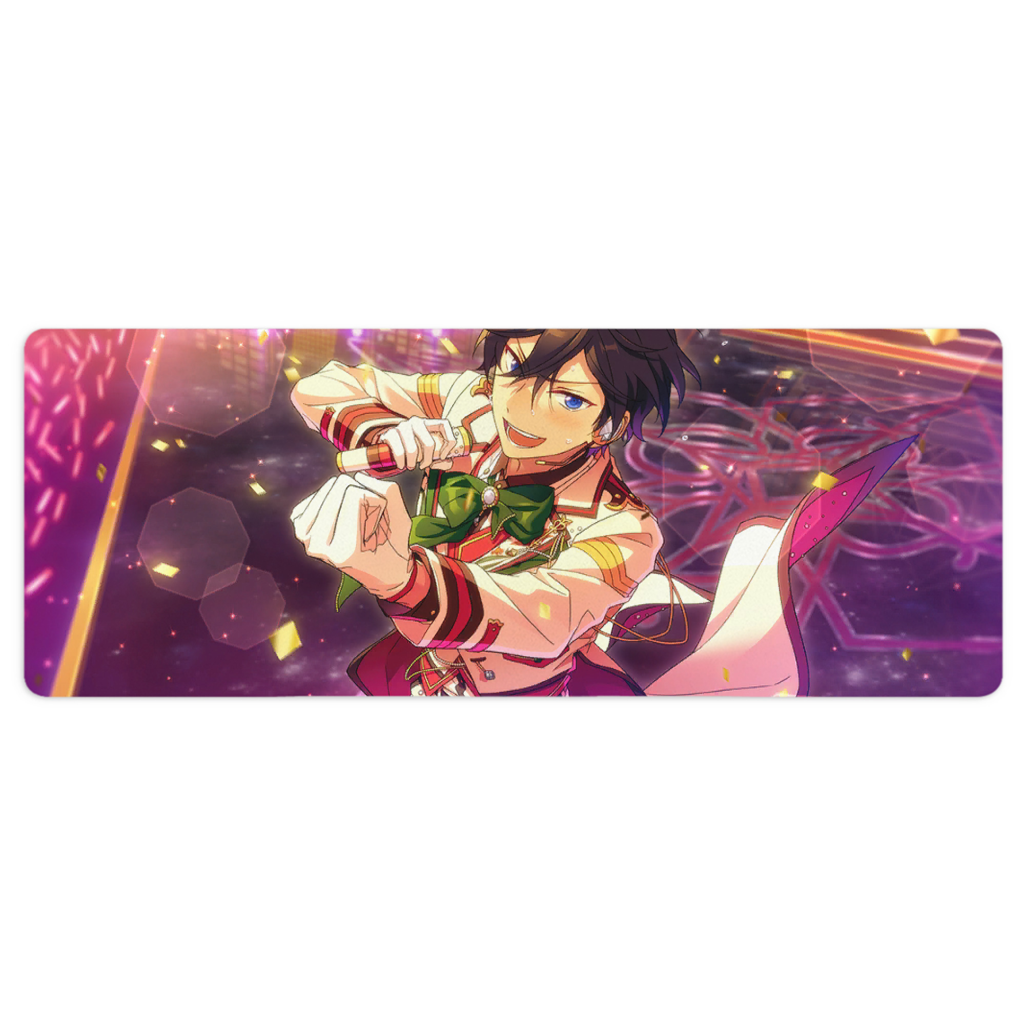 （画像用） あんさんぶるスターズ! Ensemble Stars ステッチ加工 大判デスクマット／滑り止めマウスパッド