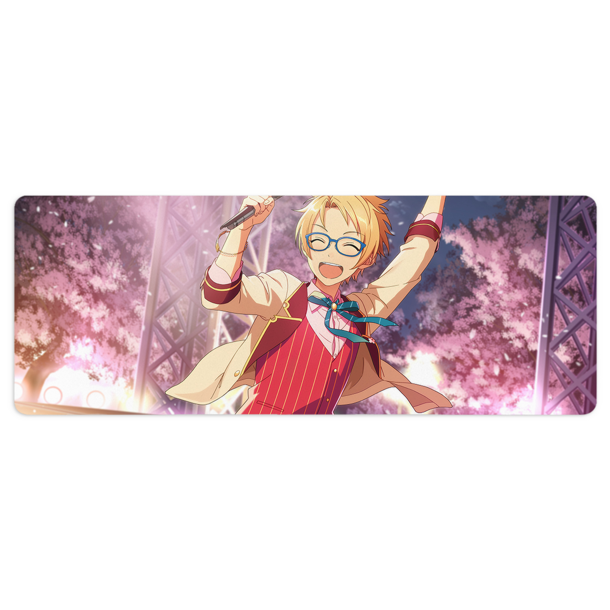 （画像用） あんさんぶるスターズ! Ensemble Stars ステッチ加工 大判デスクマット／滑り止めマウスパッド