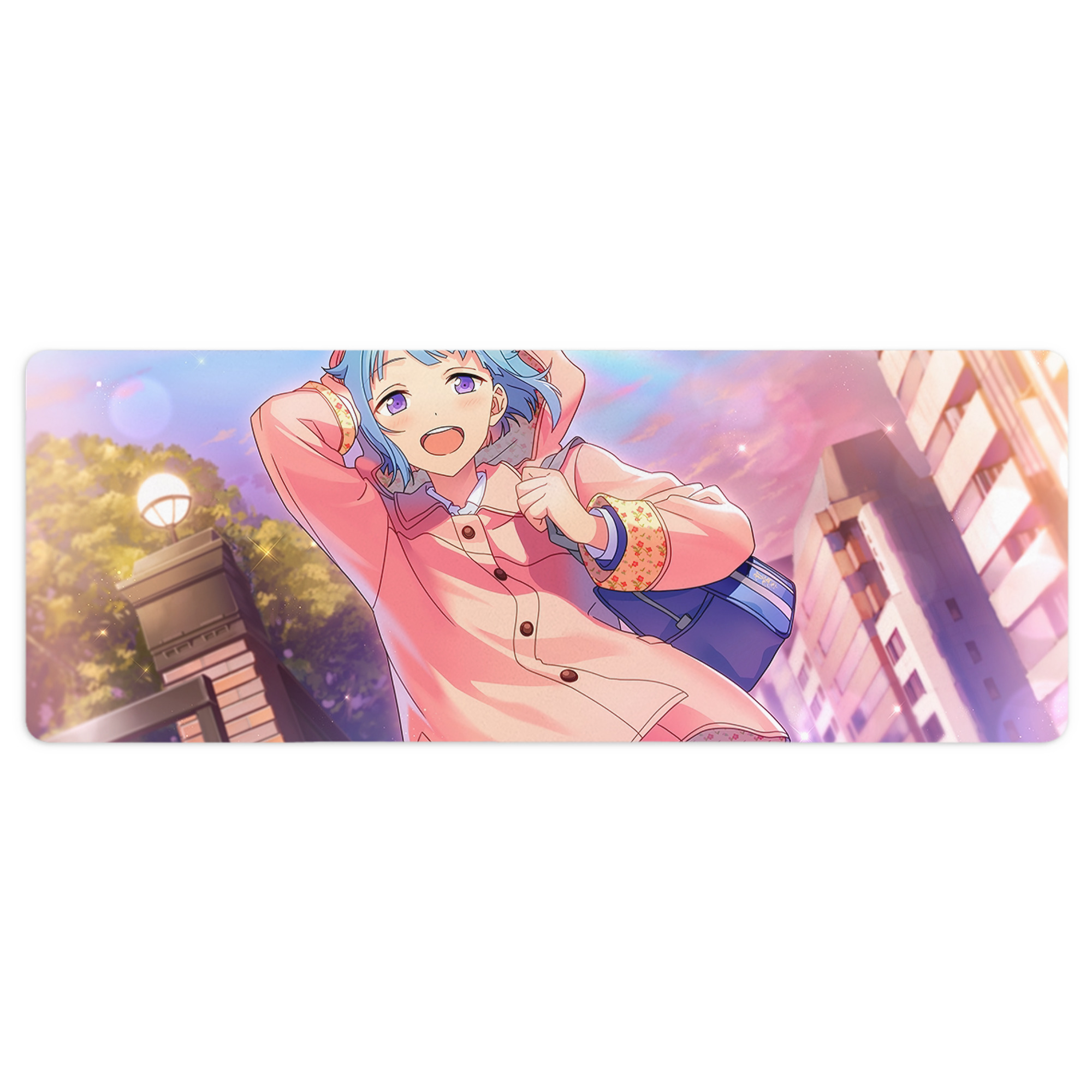 （画像用） あんさんぶるスターズ! Ensemble Stars ステッチ加工 大判デスクマット／滑り止めマウスパッド