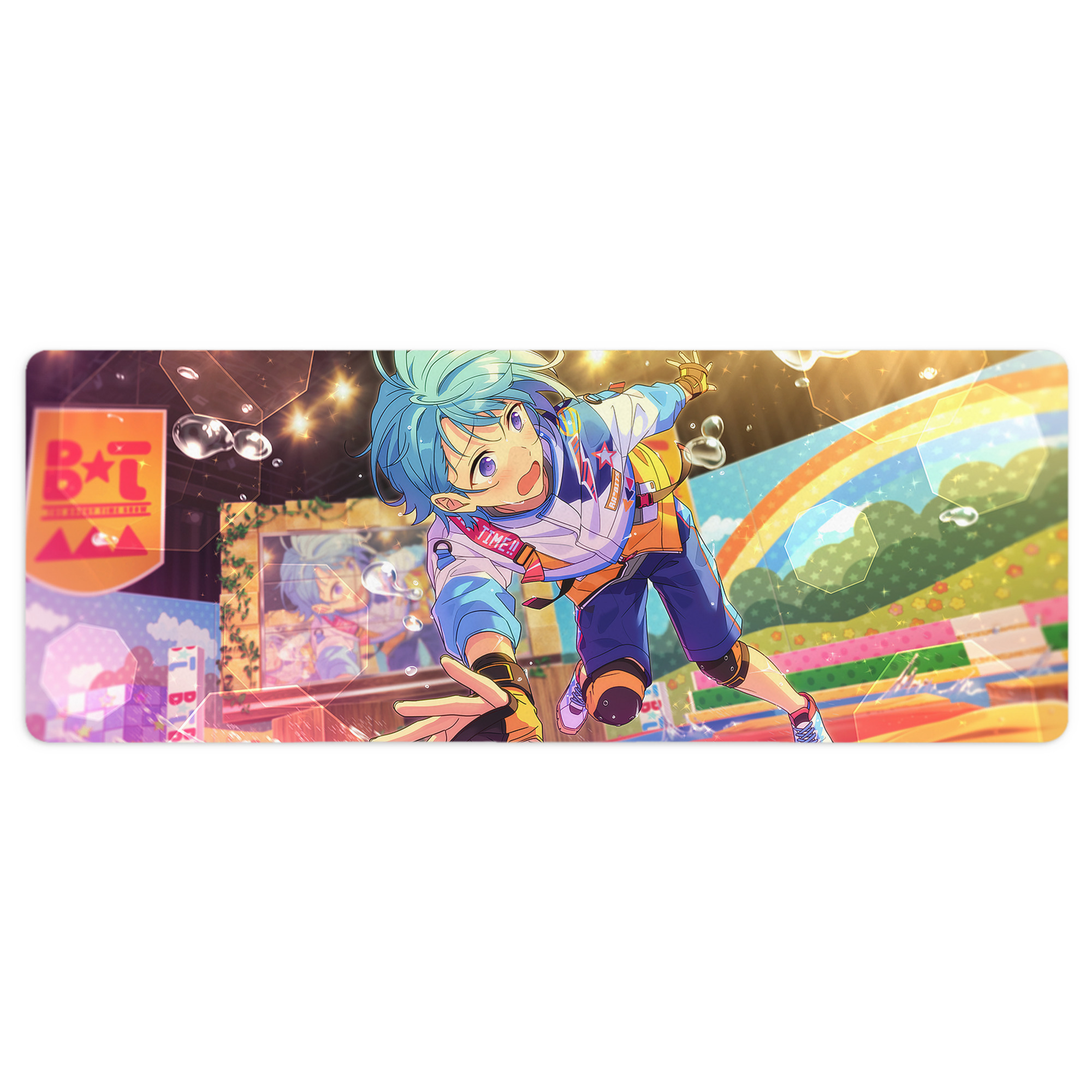 （画像用） あんさんぶるスターズ! Ensemble Stars ステッチ加工 大判デスクマット／滑り止めマウスパッド