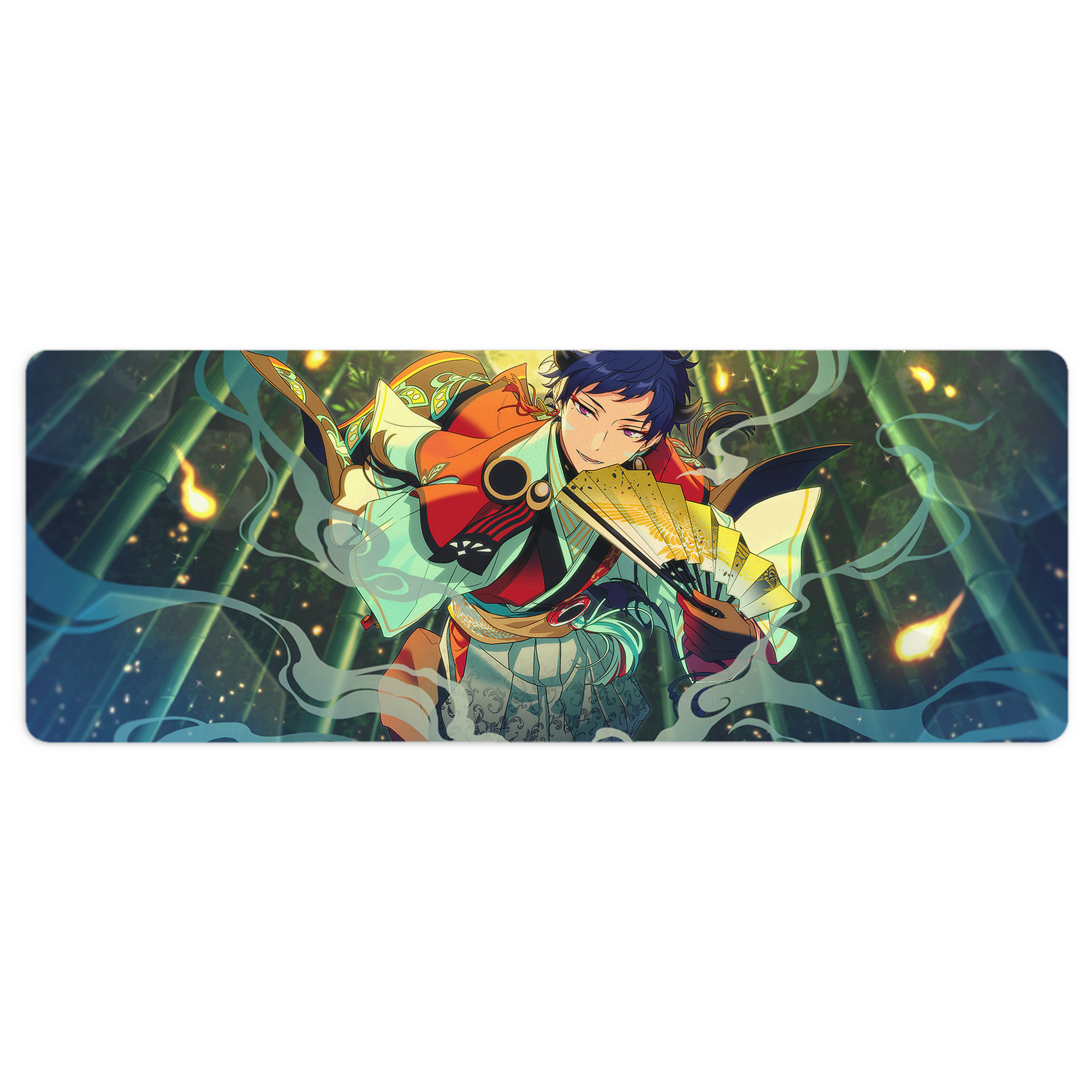 （画像用） あんさんぶるスターズ! Ensemble Stars ステッチ加工 大判デスクマット／滑り止めマウスパッド