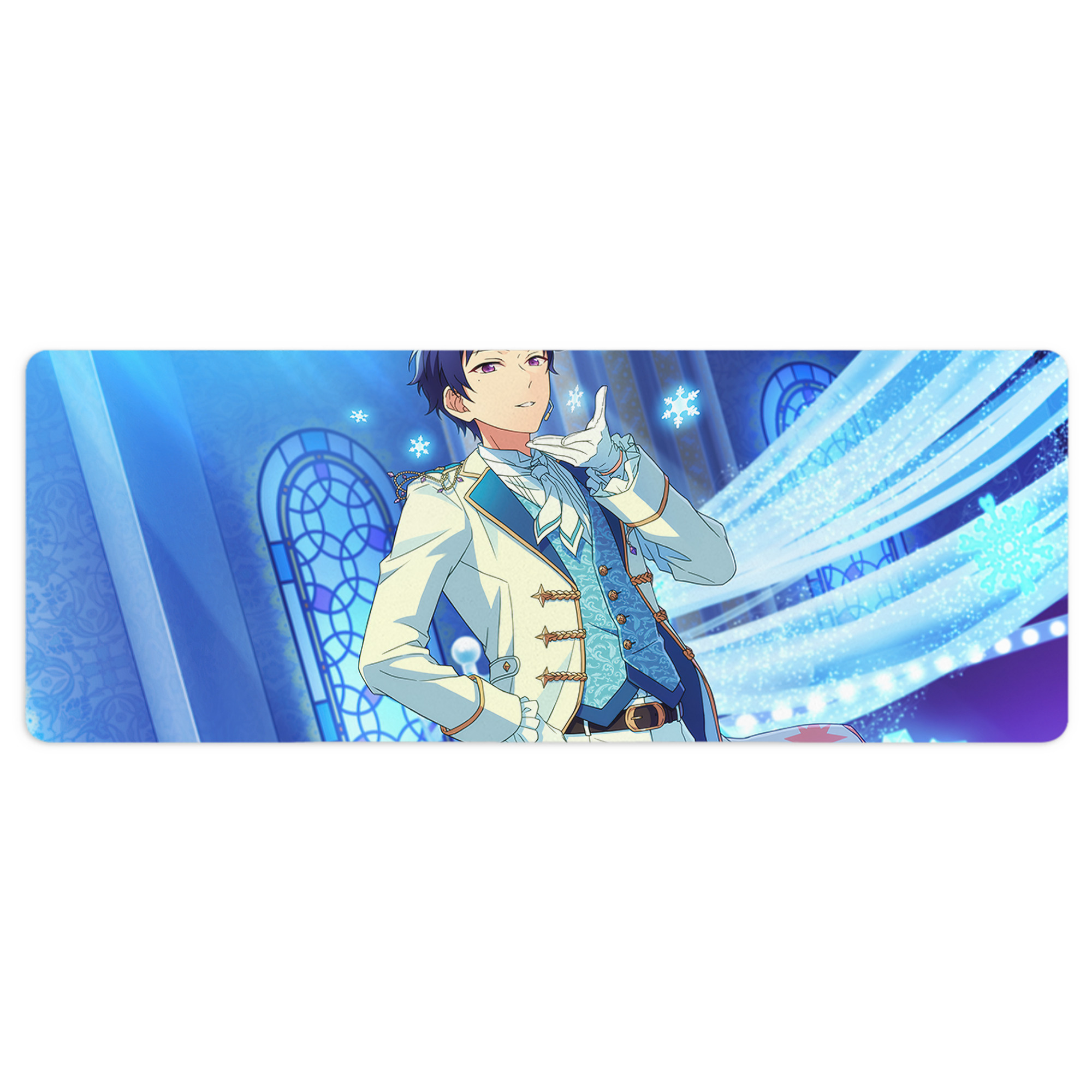 （画像用） あんさんぶるスターズ! Ensemble Stars ステッチ加工 大判デスクマット／滑り止めマウスパッド