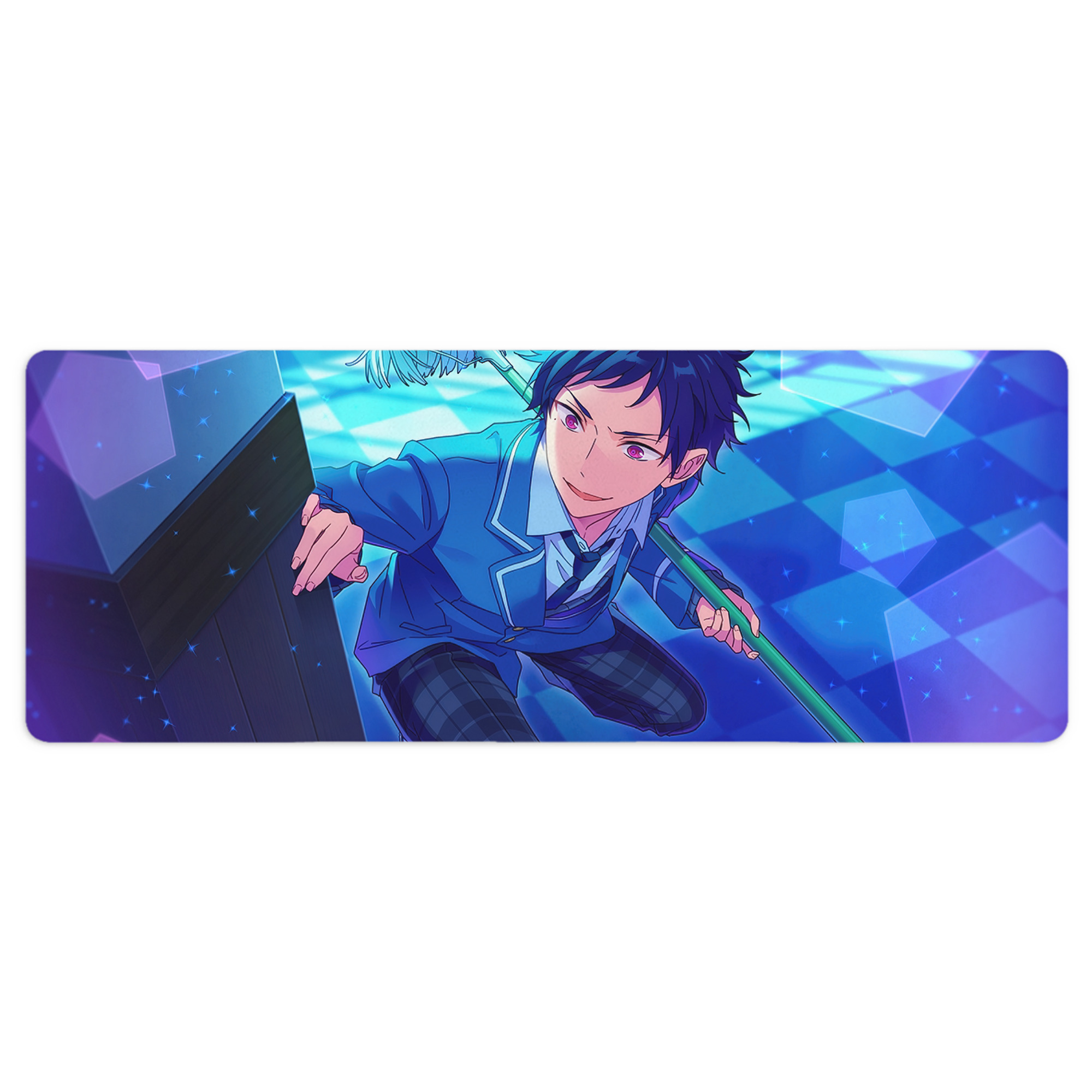 （画像用） あんさんぶるスターズ! Ensemble Stars ステッチ加工 大判デスクマット／滑り止めマウスパッド