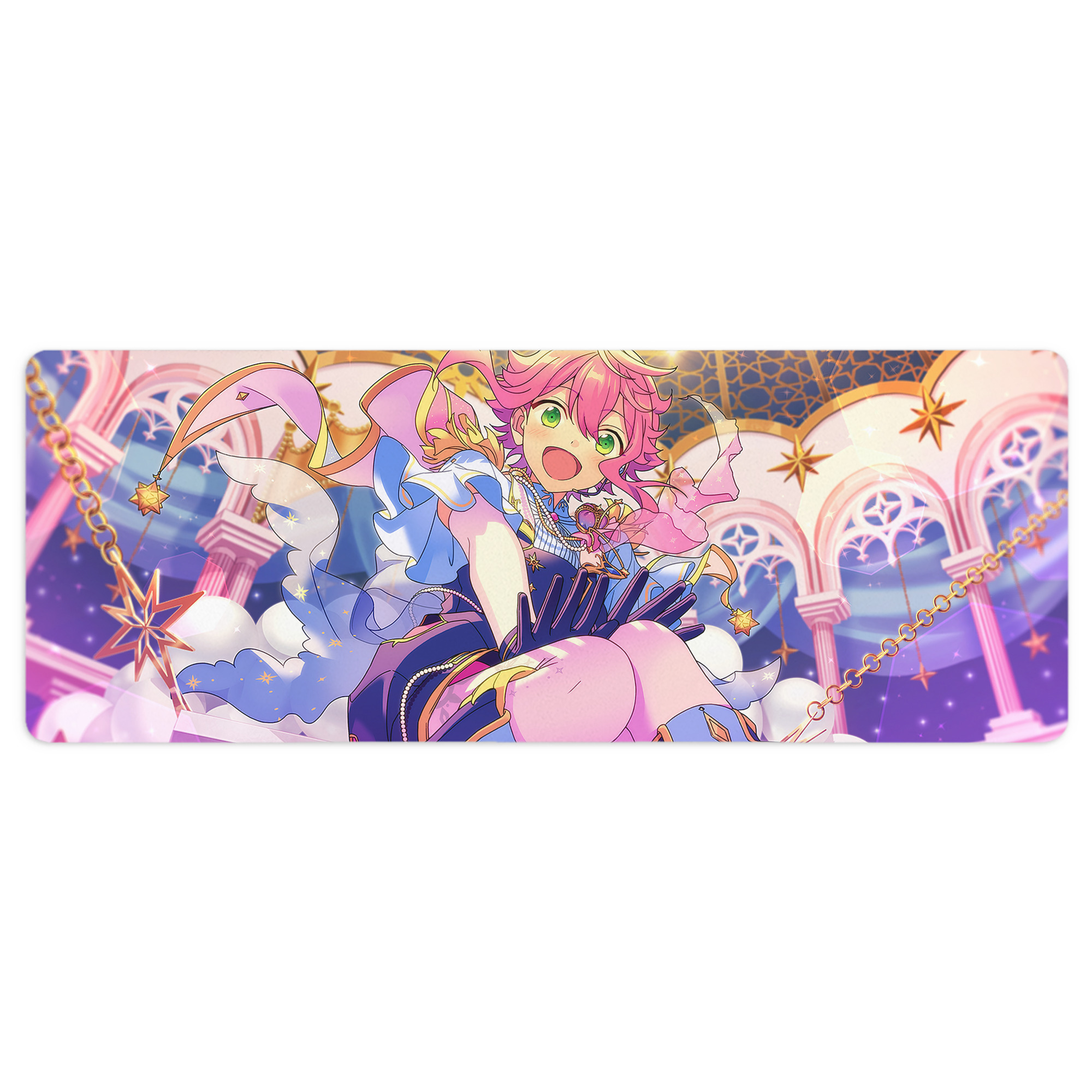 （画像用） あんさんぶるスターズ! Ensemble Stars ステッチ加工 大判デスクマット／滑り止めマウスパッド