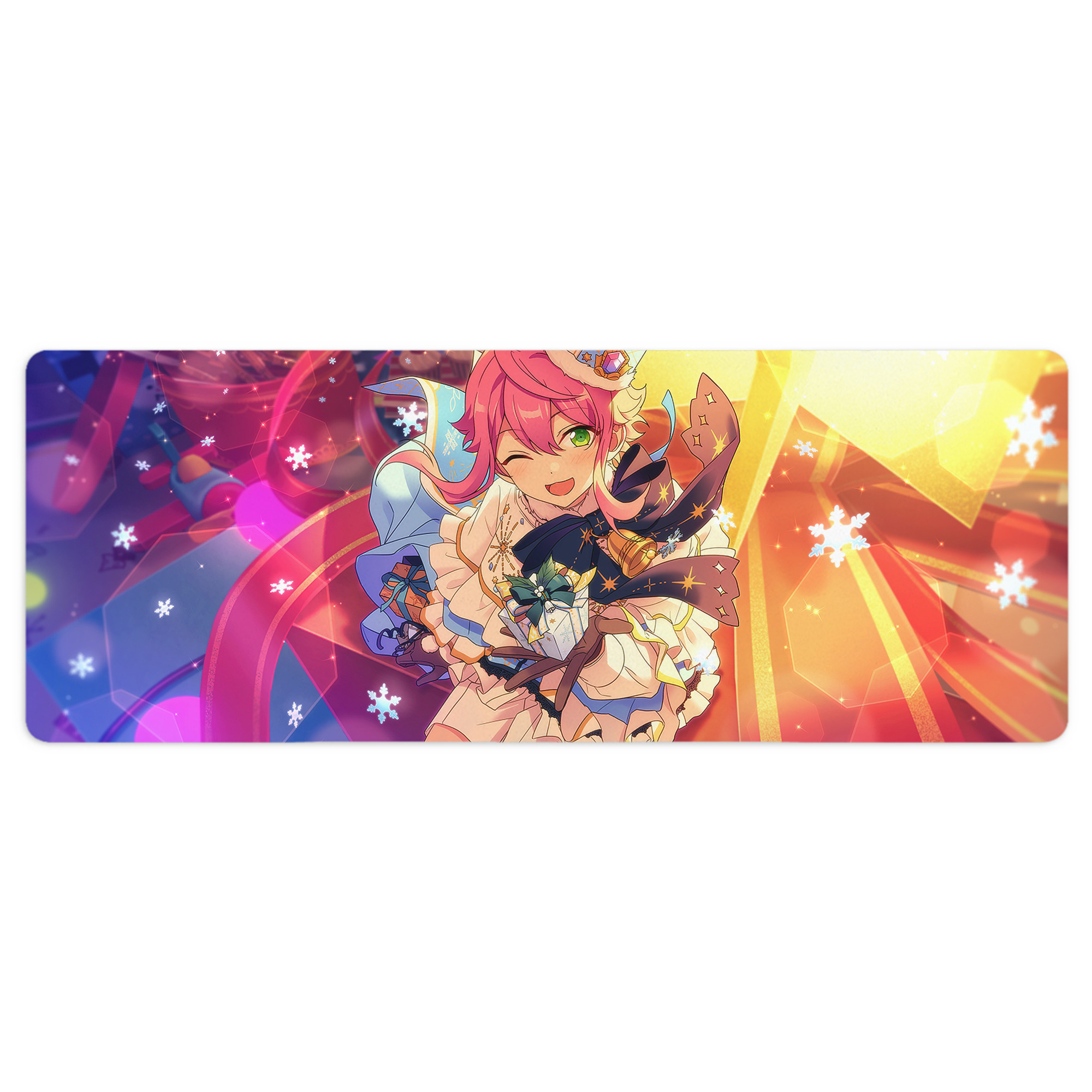 （画像用） あんさんぶるスターズ! Ensemble Stars ステッチ加工 大判デスクマット／滑り止めマウスパッド