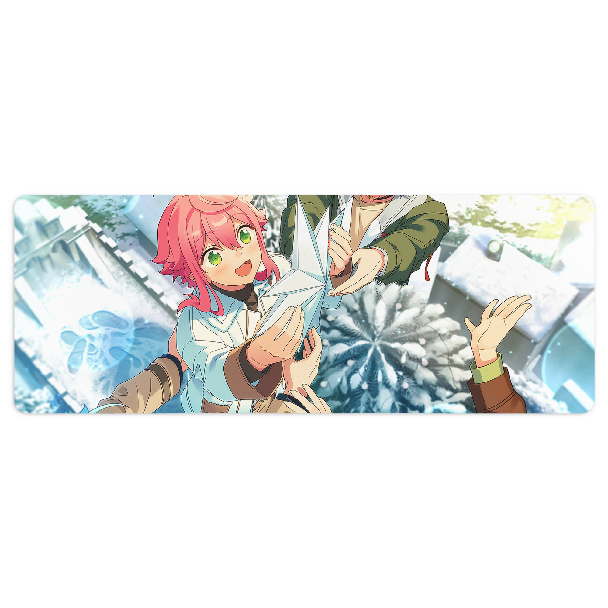 （画像用） あんさんぶるスターズ! Ensemble Stars ステッチ加工 大判デスクマット／滑り止めマウスパッド