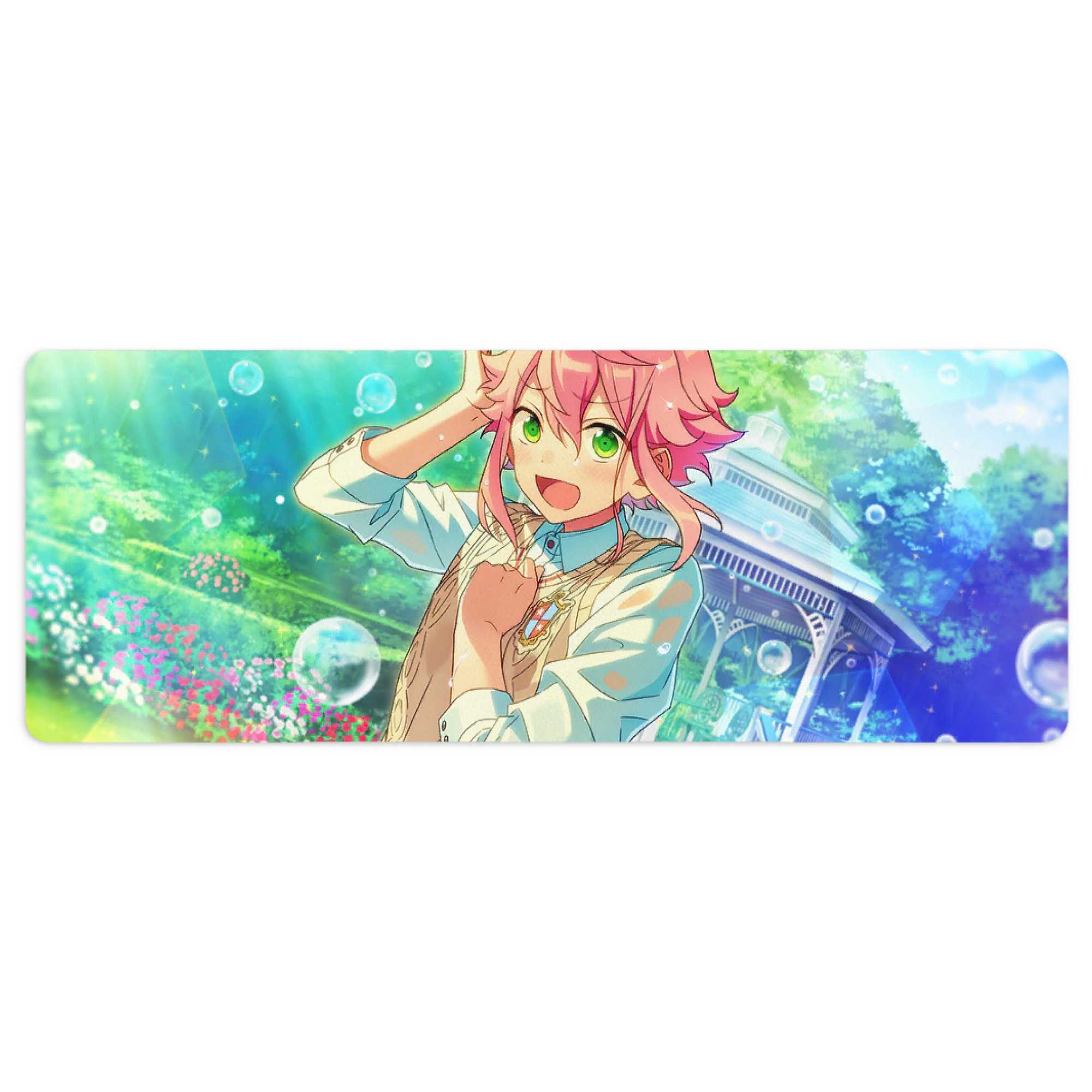 （画像用） あんさんぶるスターズ! Ensemble Stars ステッチ加工 大判デスクマット／滑り止めマウスパッド