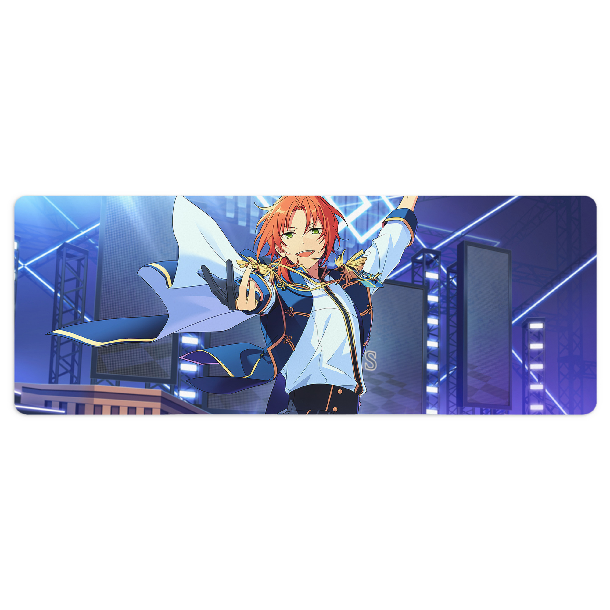 （画像用） あんさんぶるスターズ! Ensemble Stars ステッチ加工 大判デスクマット／滑り止めマウスパッド