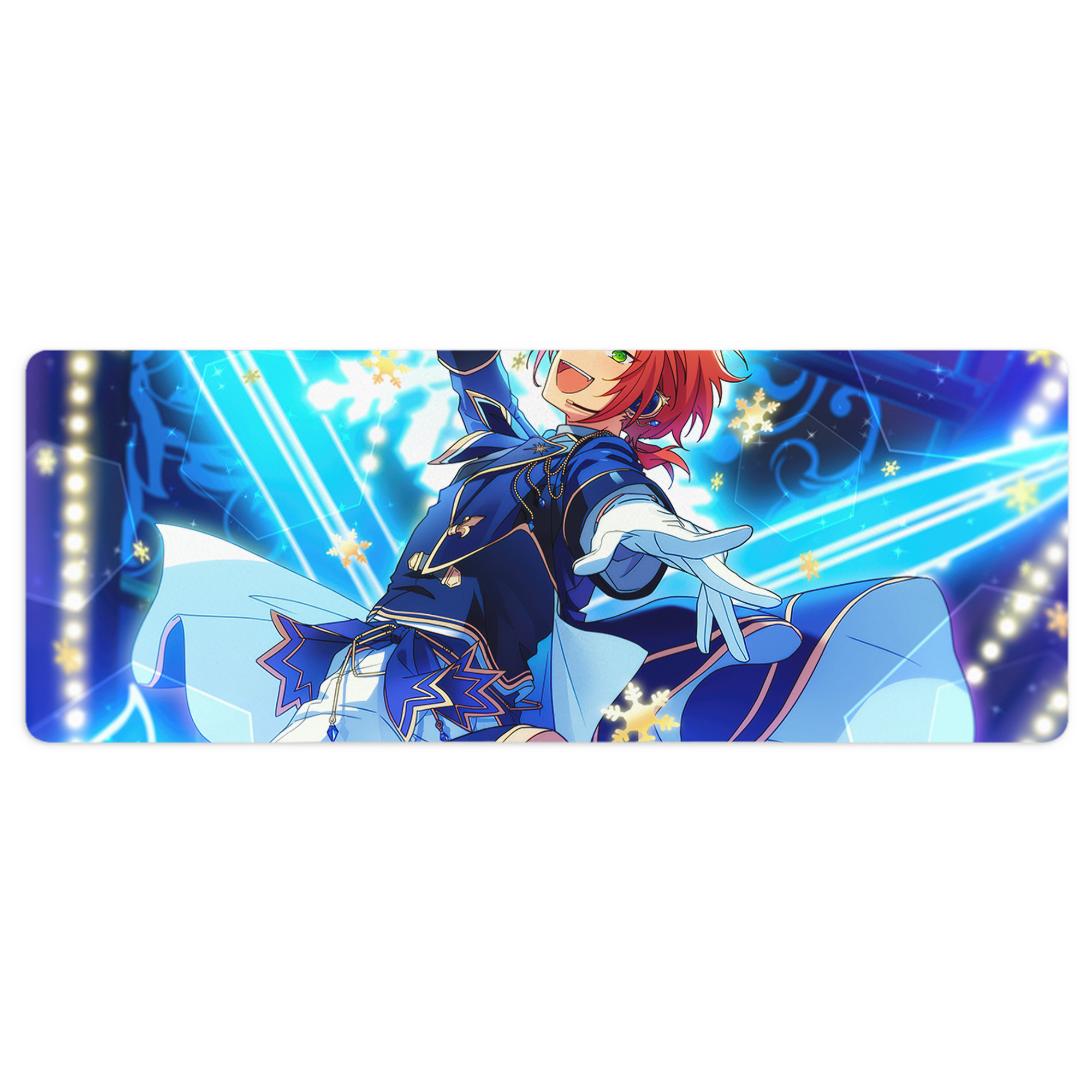 （画像用） あんさんぶるスターズ! Ensemble Stars ステッチ加工 大判デスクマット／滑り止めマウスパッド