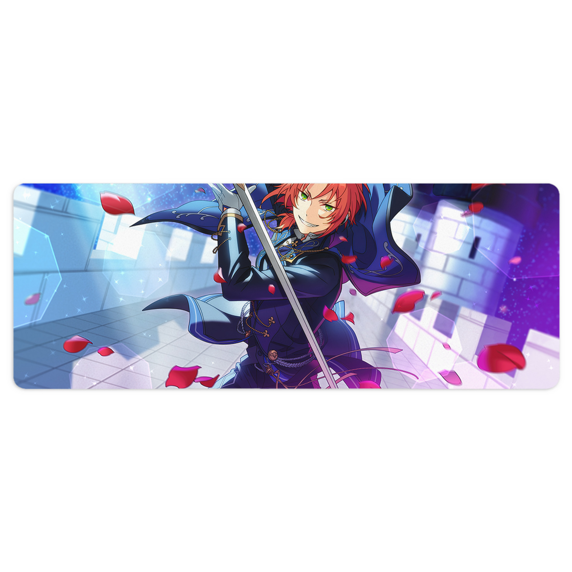 （画像用） あんさんぶるスターズ! Ensemble Stars ステッチ加工 大判デスクマット／滑り止めマウスパッド