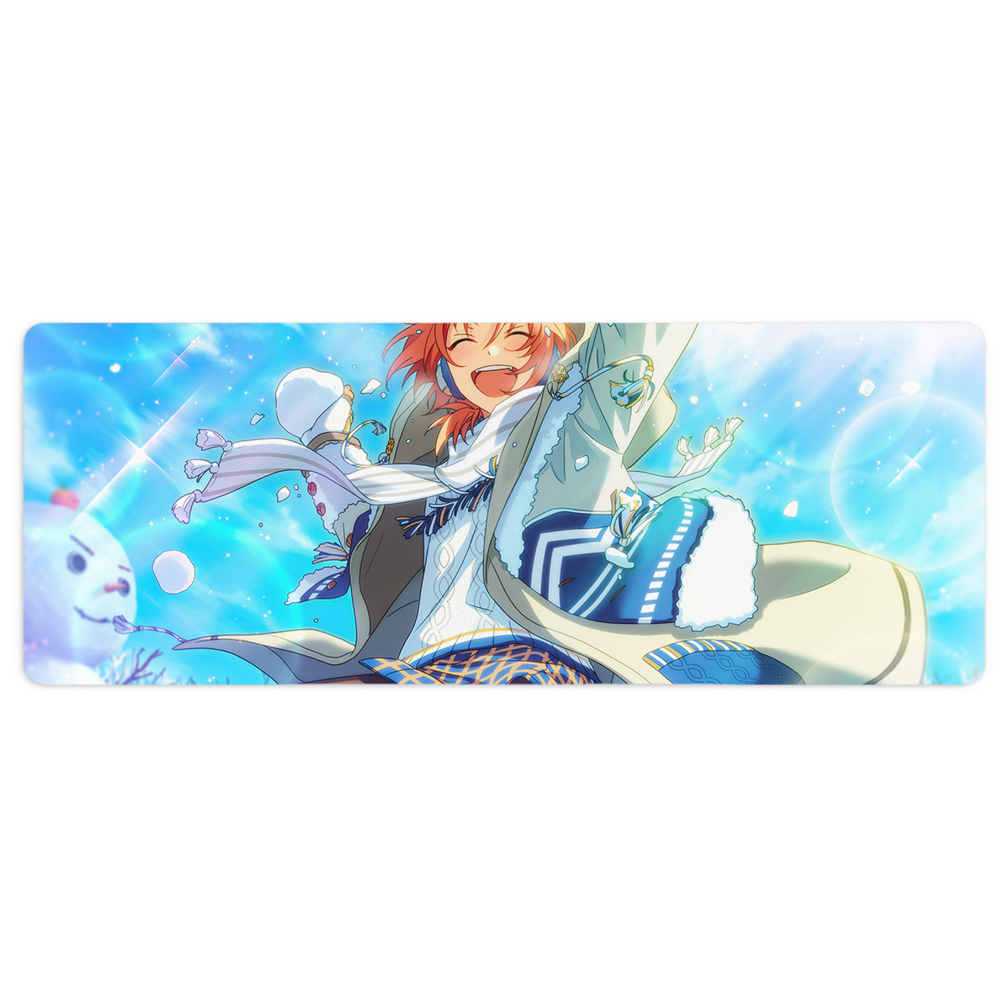 （画像用） あんさんぶるスターズ! Ensemble Stars ステッチ加工 大判デスクマット／滑り止めマウスパッド