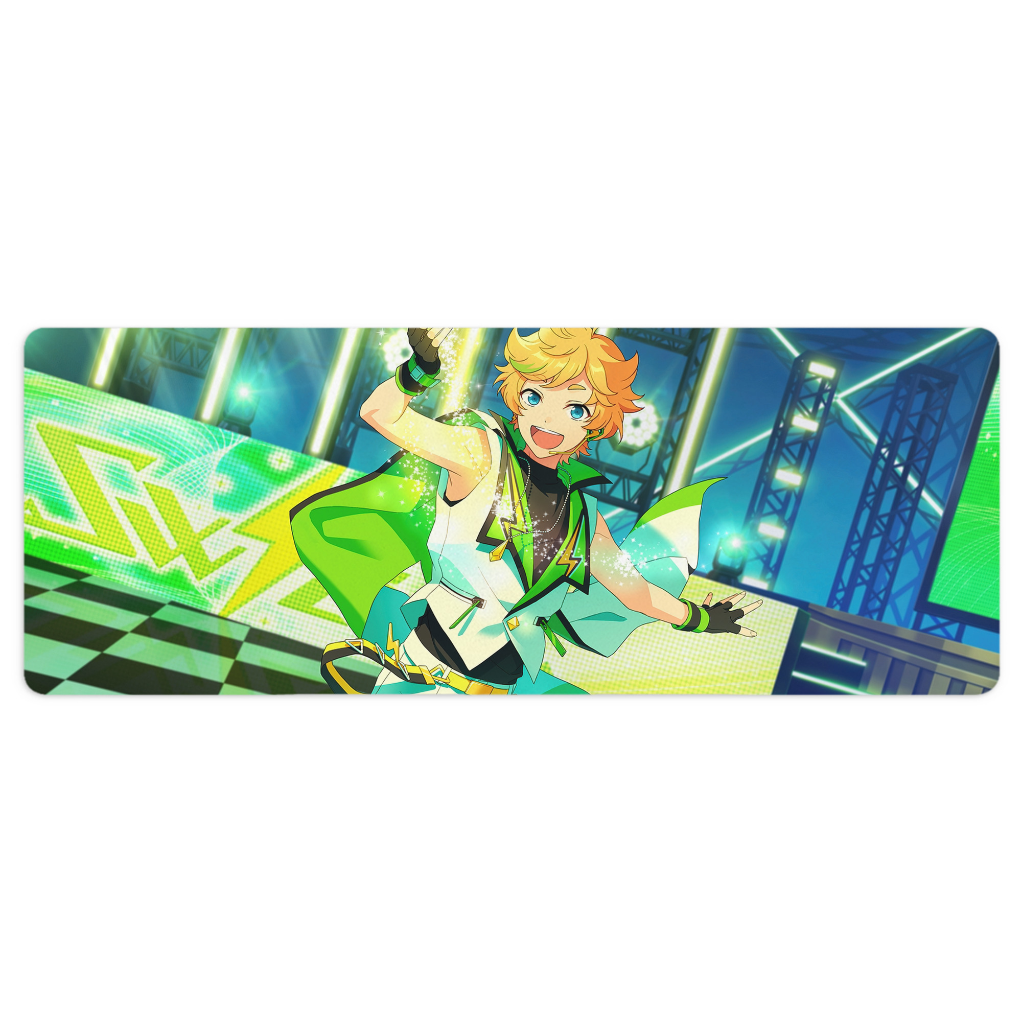 （画像用） あんさんぶるスターズ! Ensemble Stars ステッチ加工 大判デスクマット／滑り止めマウスパッド