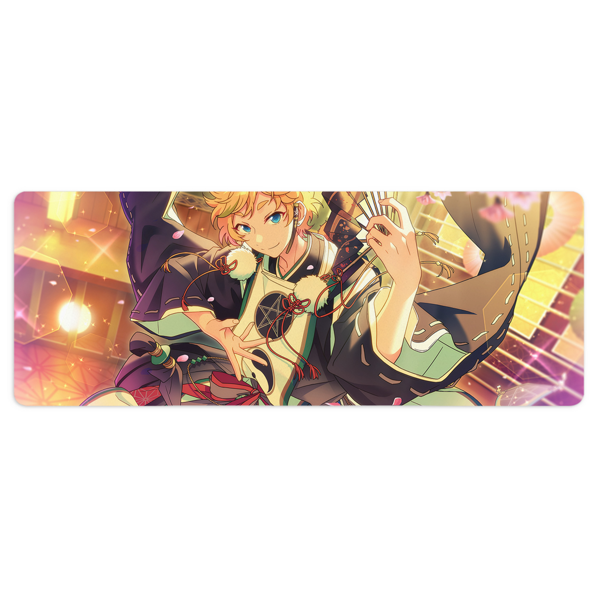 （画像用） あんさんぶるスターズ! Ensemble Stars ステッチ加工 大判デスクマット／滑り止めマウスパッド