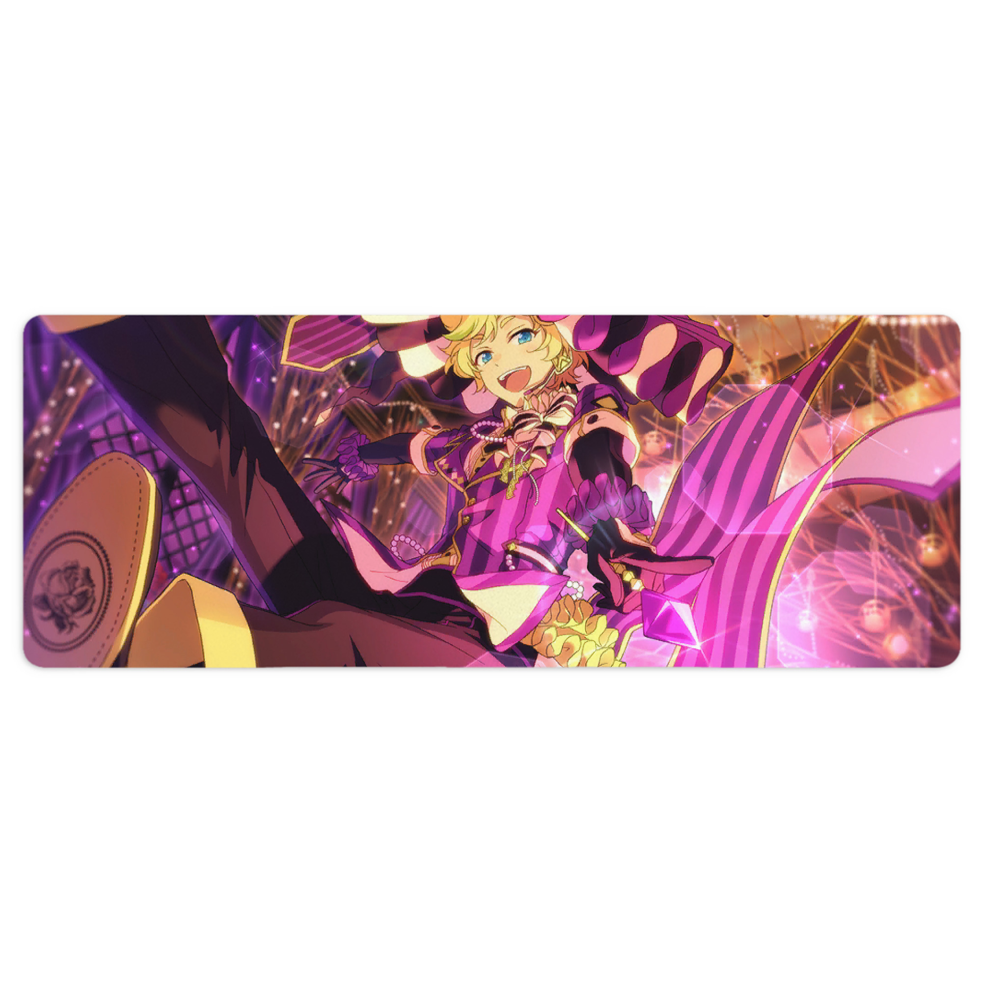 （画像用） あんさんぶるスターズ! Ensemble Stars ステッチ加工 大判デスクマット／滑り止めマウスパッド
