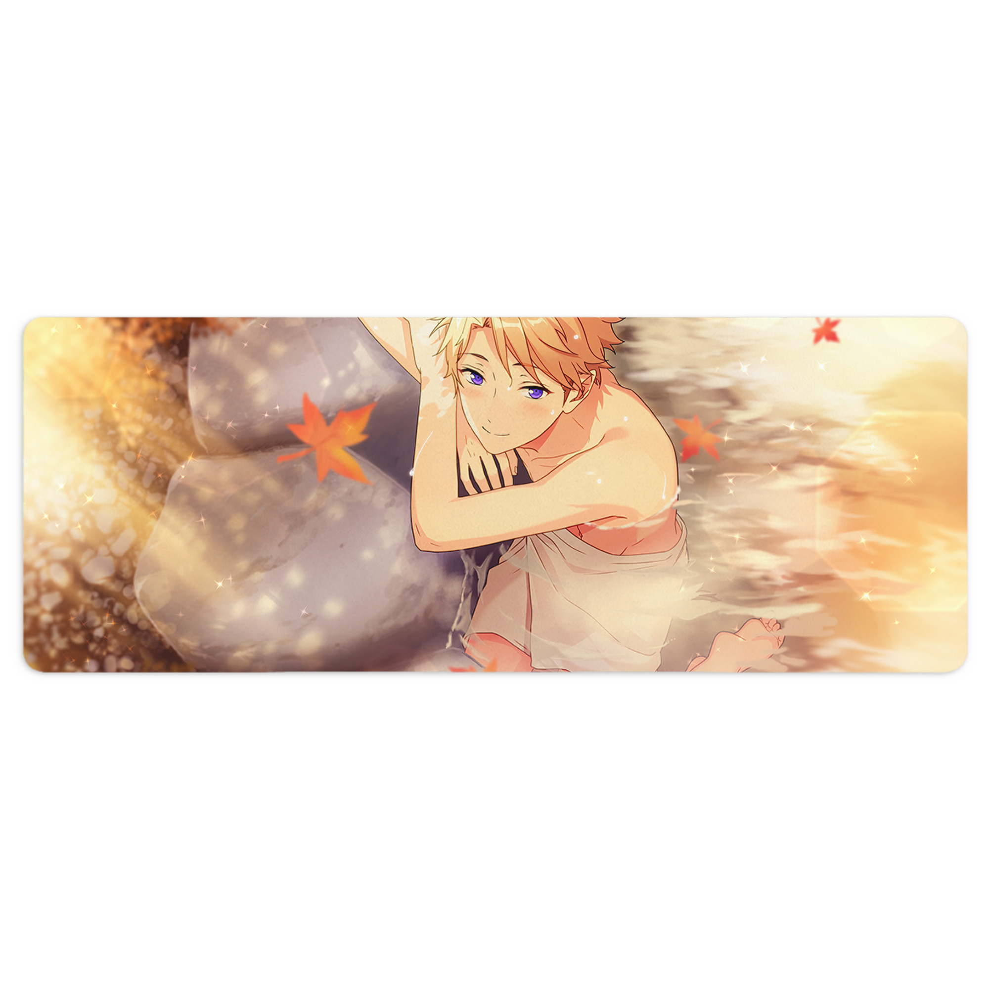 （画像用） あんさんぶるスターズ! Ensemble Stars ステッチ加工 大判デスクマット／滑り止めマウスパッド