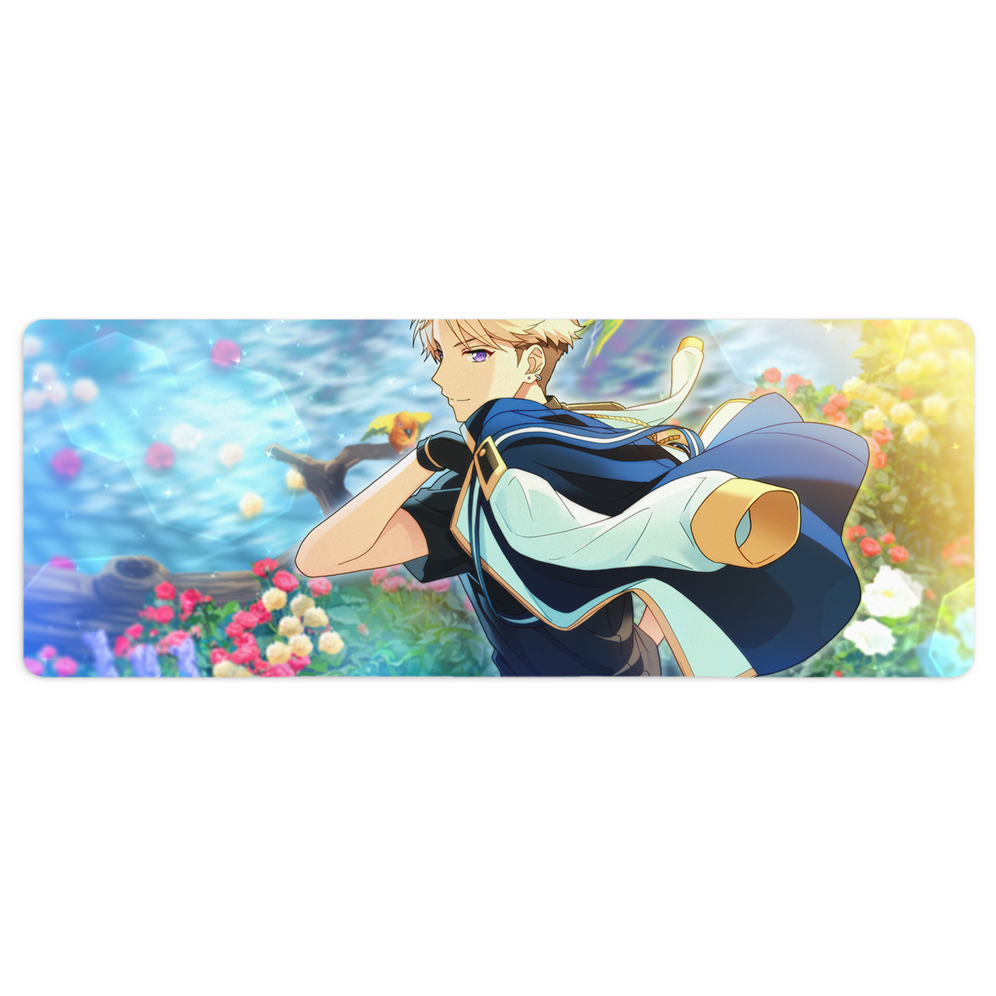 （画像用） あんさんぶるスターズ! Ensemble Stars ステッチ加工 大判デスクマット／滑り止めマウスパッド