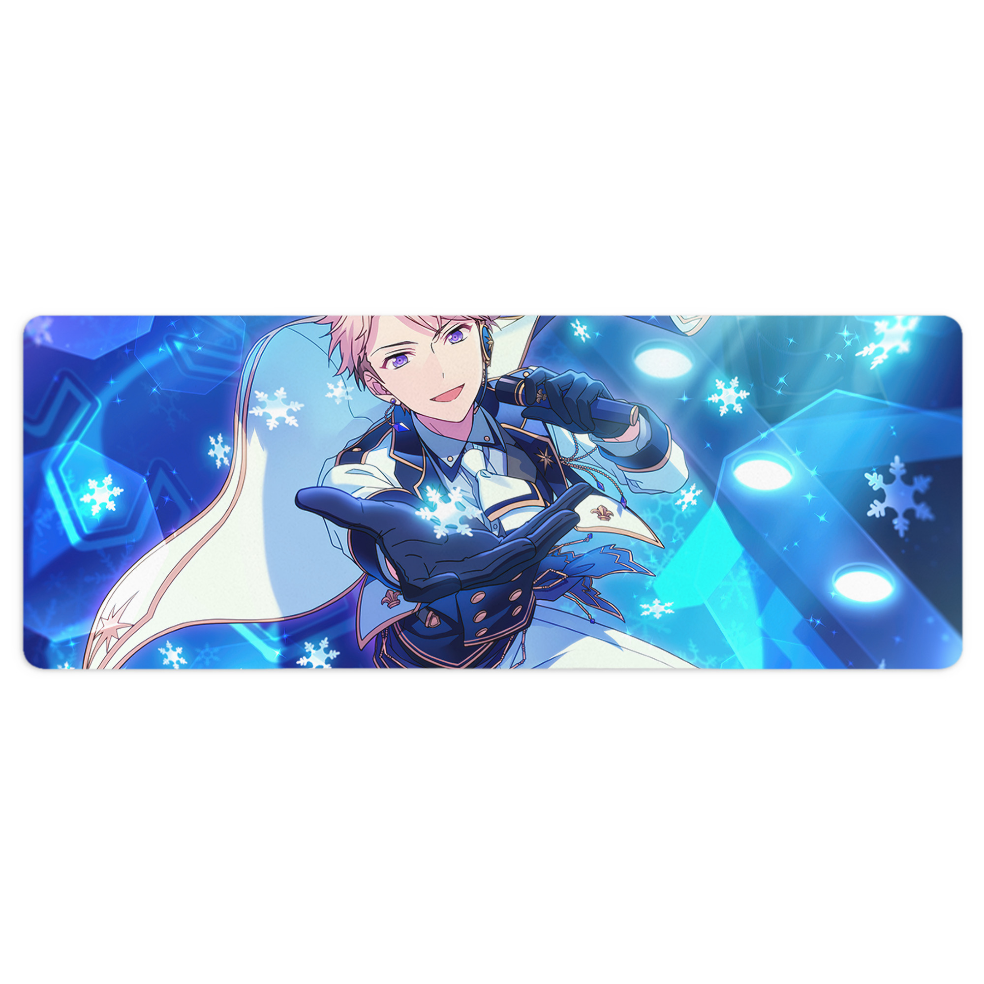 （画像用） あんさんぶるスターズ! Ensemble Stars ステッチ加工 大判デスクマット／滑り止めマウスパッド