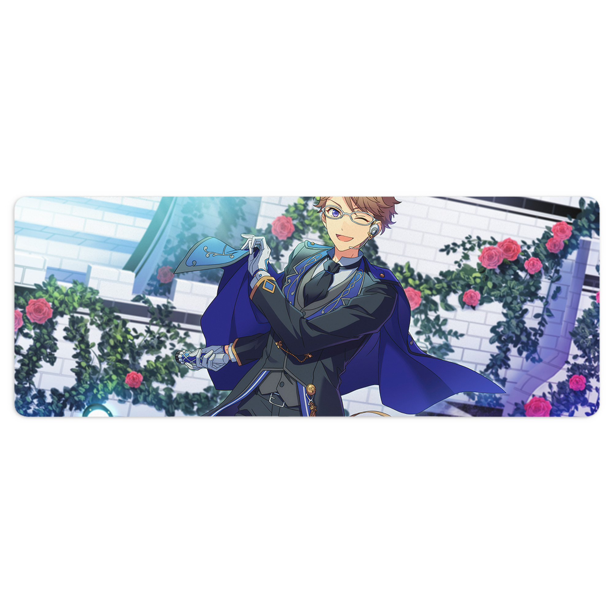 （画像用） あんさんぶるスターズ! Ensemble Stars ステッチ加工 大判デスクマット／滑り止めマウスパッド